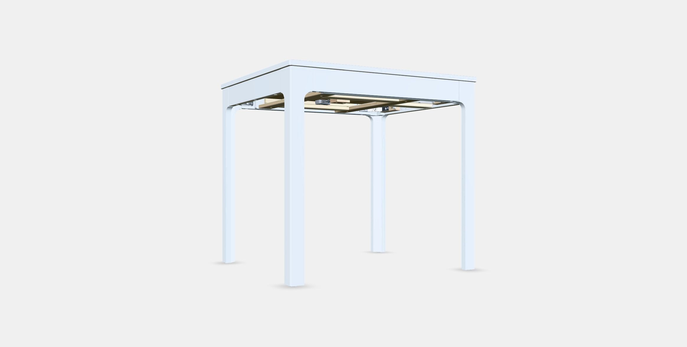 EKEDALEN Extendable table 7 Low-poly 3D model_16