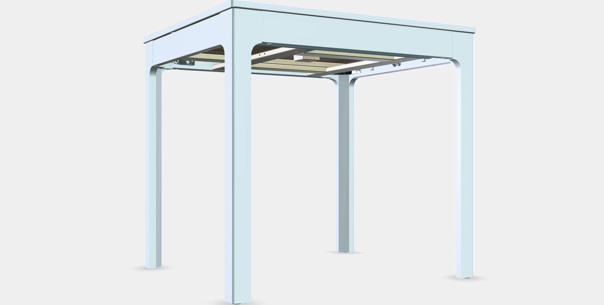 EKEDALEN Extendable table 7 Low-poly 3D model_10