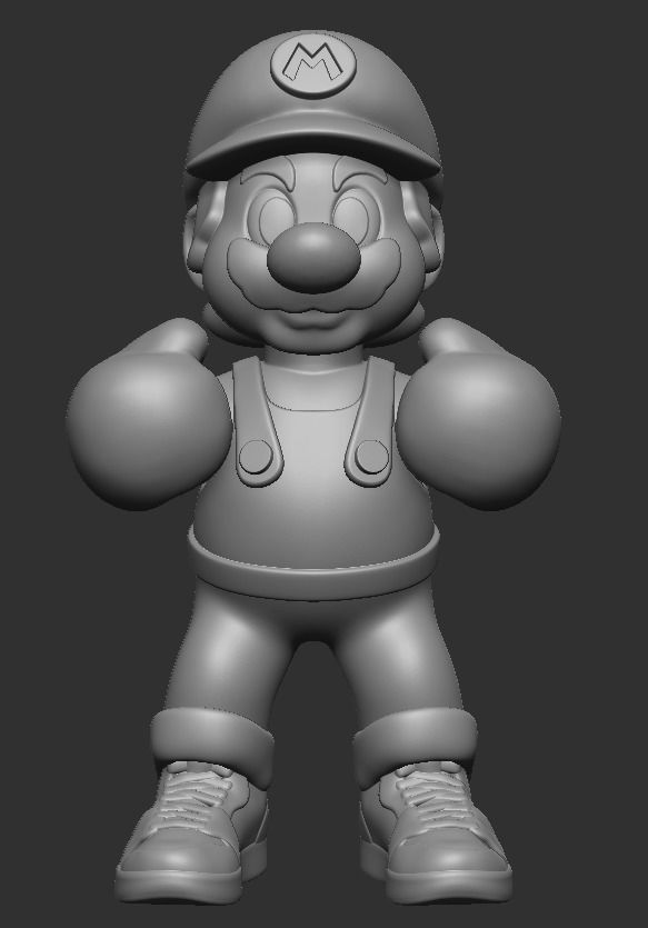 Mario Bros Boxeador 3D print model_1