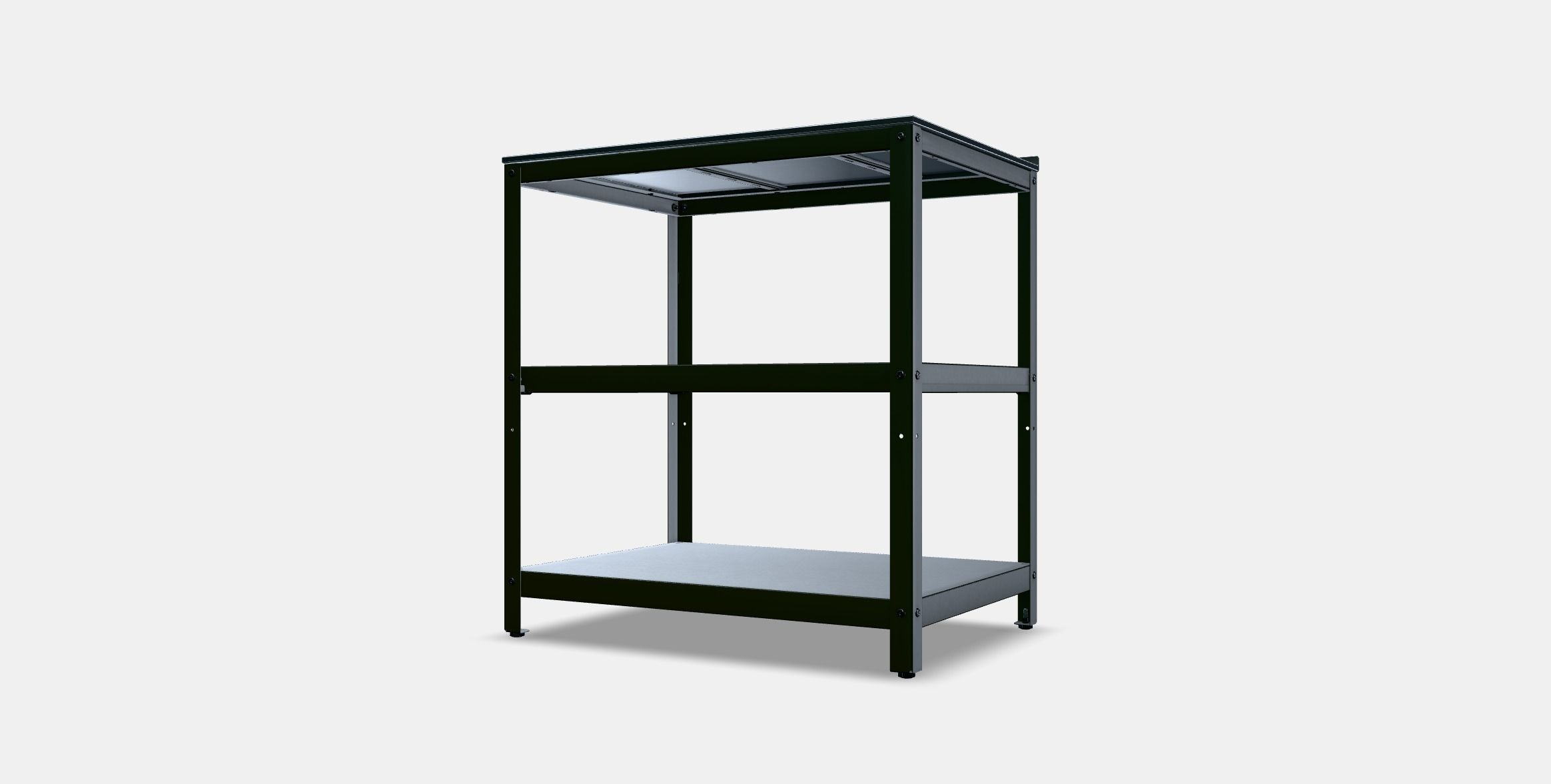 GRILLSKAR Kitchen island shelf unit Low-poly 3D model_12