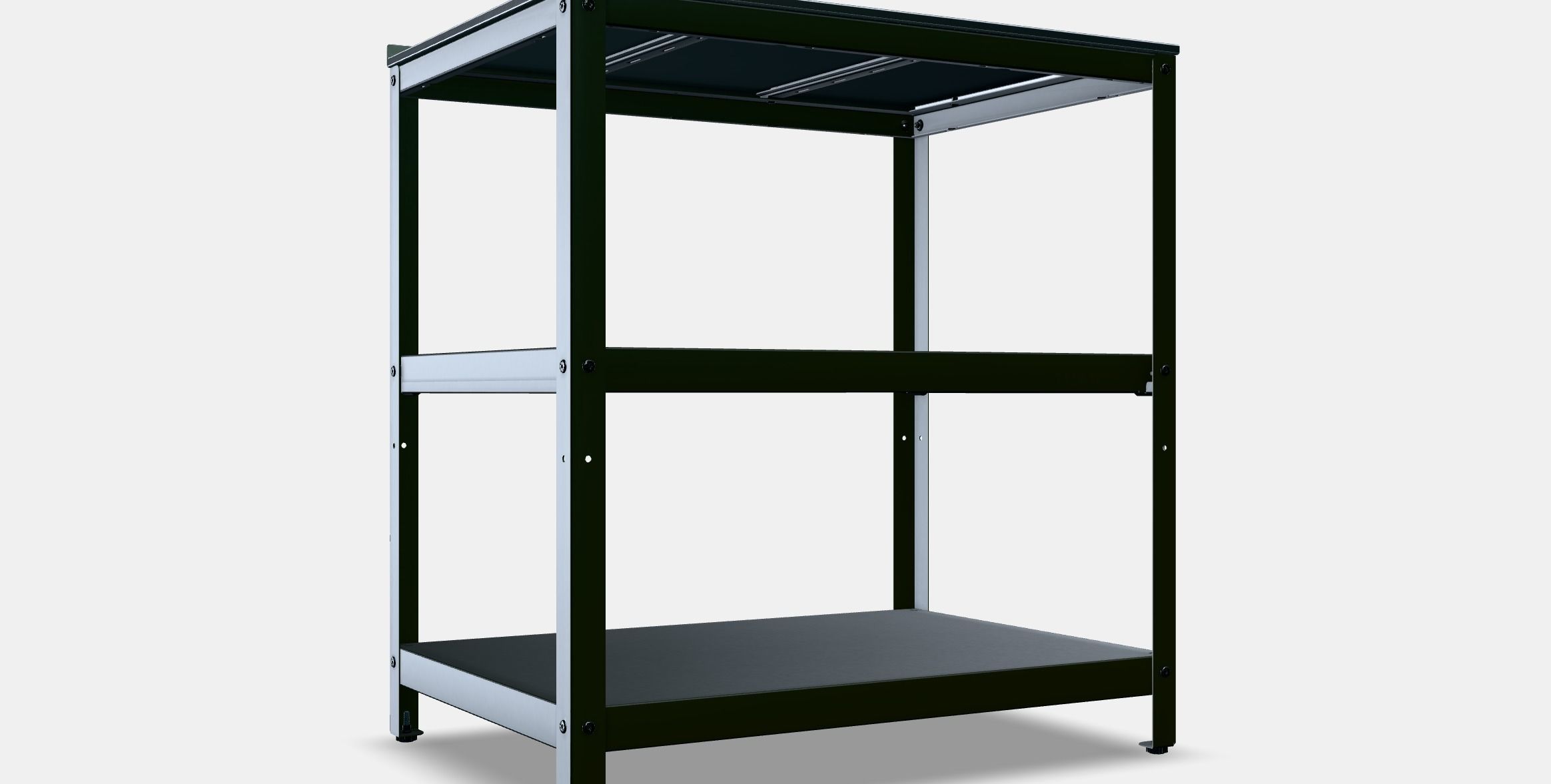 GRILLSKAR Kitchen island shelf unit Low-poly 3D model_9