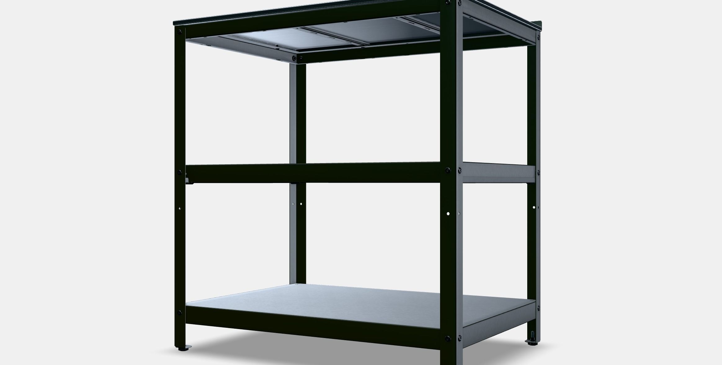 GRILLSKAR Kitchen island shelf unit Low-poly 3D model_13