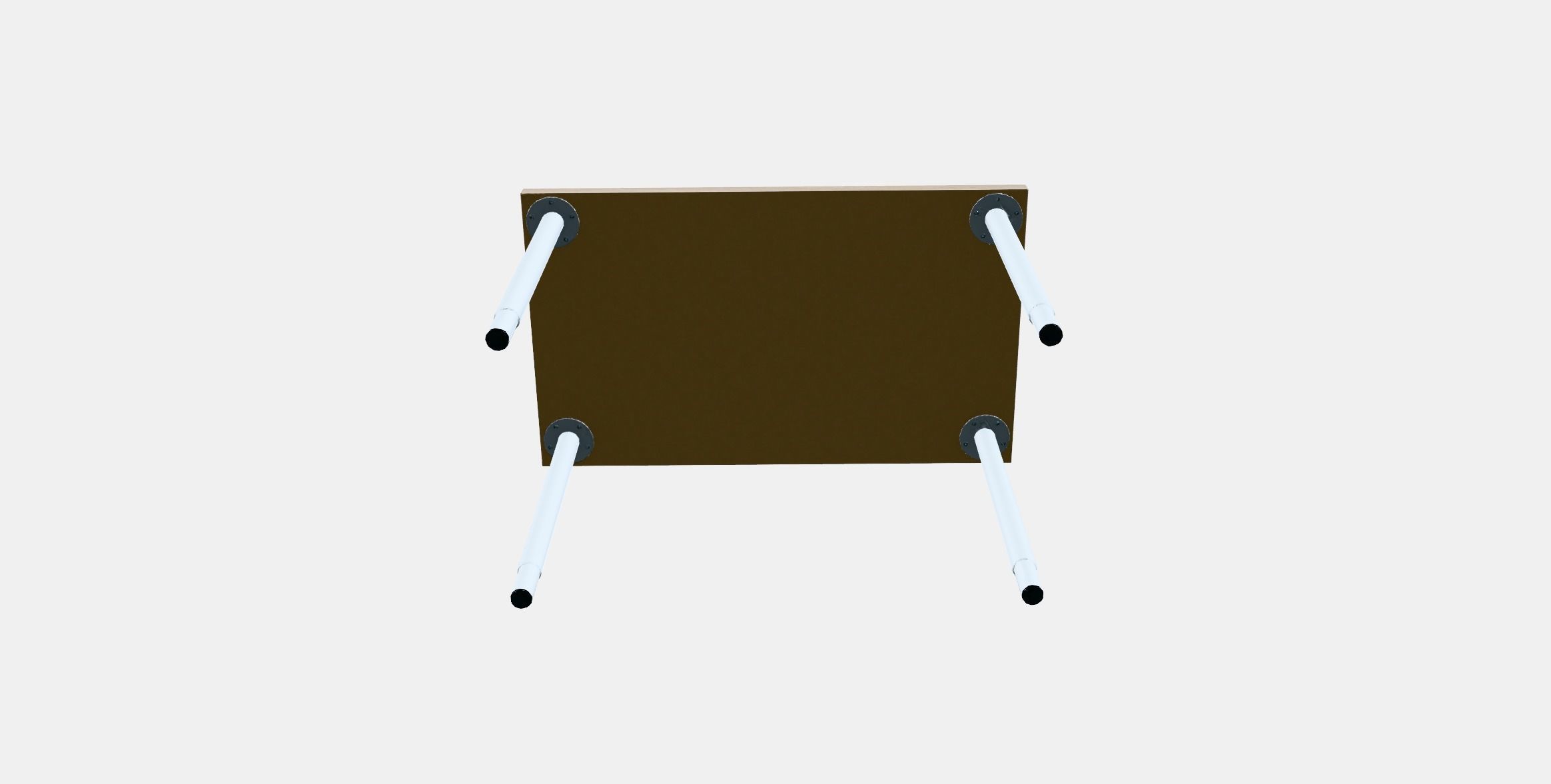 LINNMON - OLOV Desk 1 Low-poly 3D model_7
