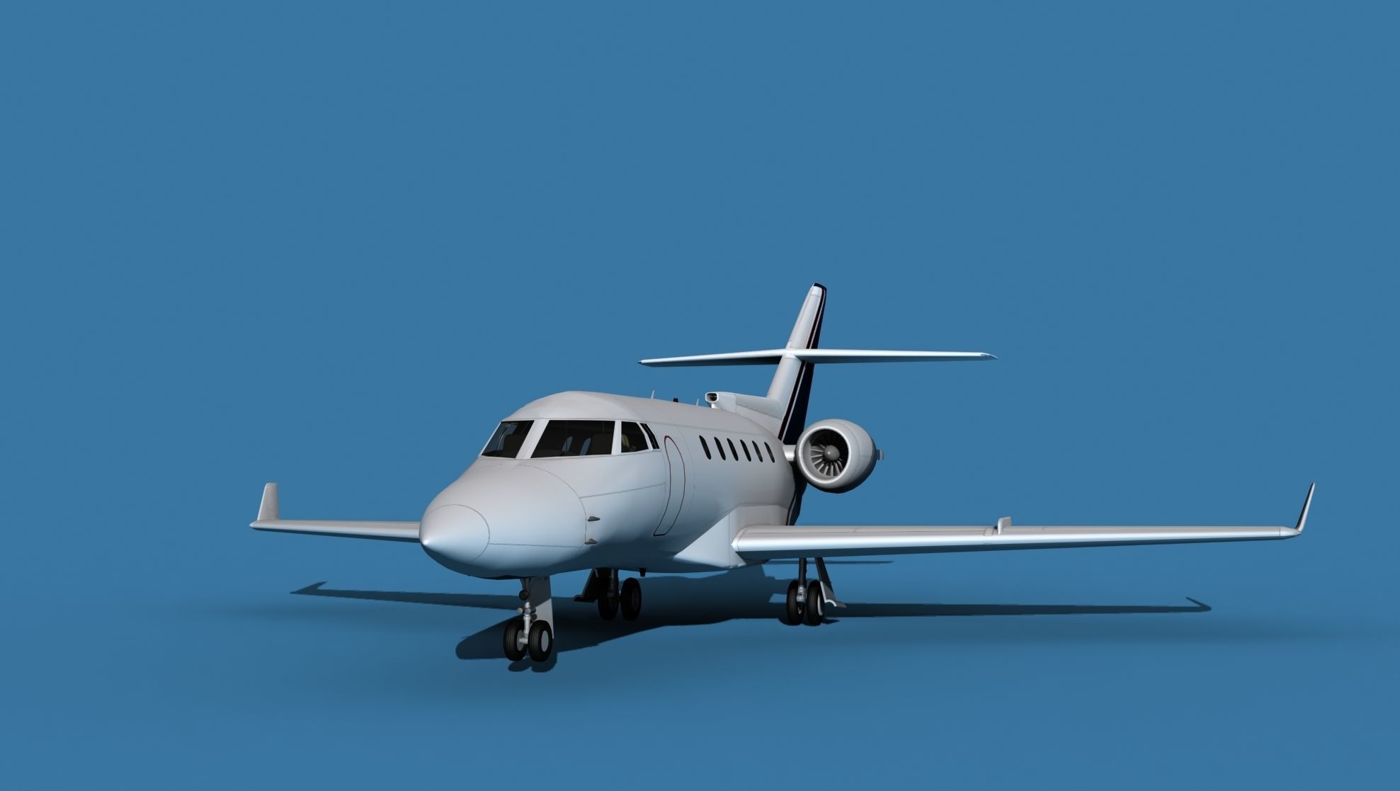 Hawker Siddley 800SR V08 3D model_1