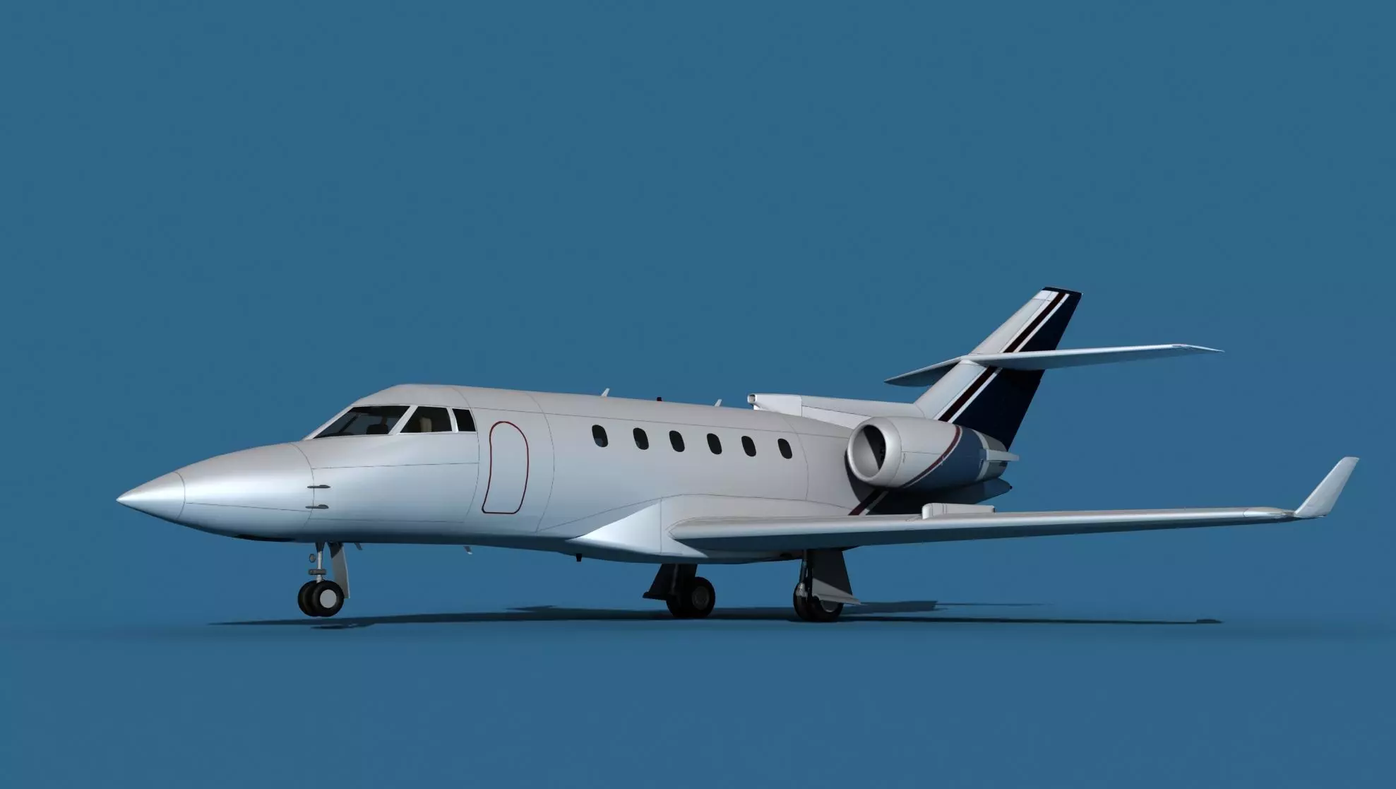 Hawker Siddley 800SR V08 3D model_0
