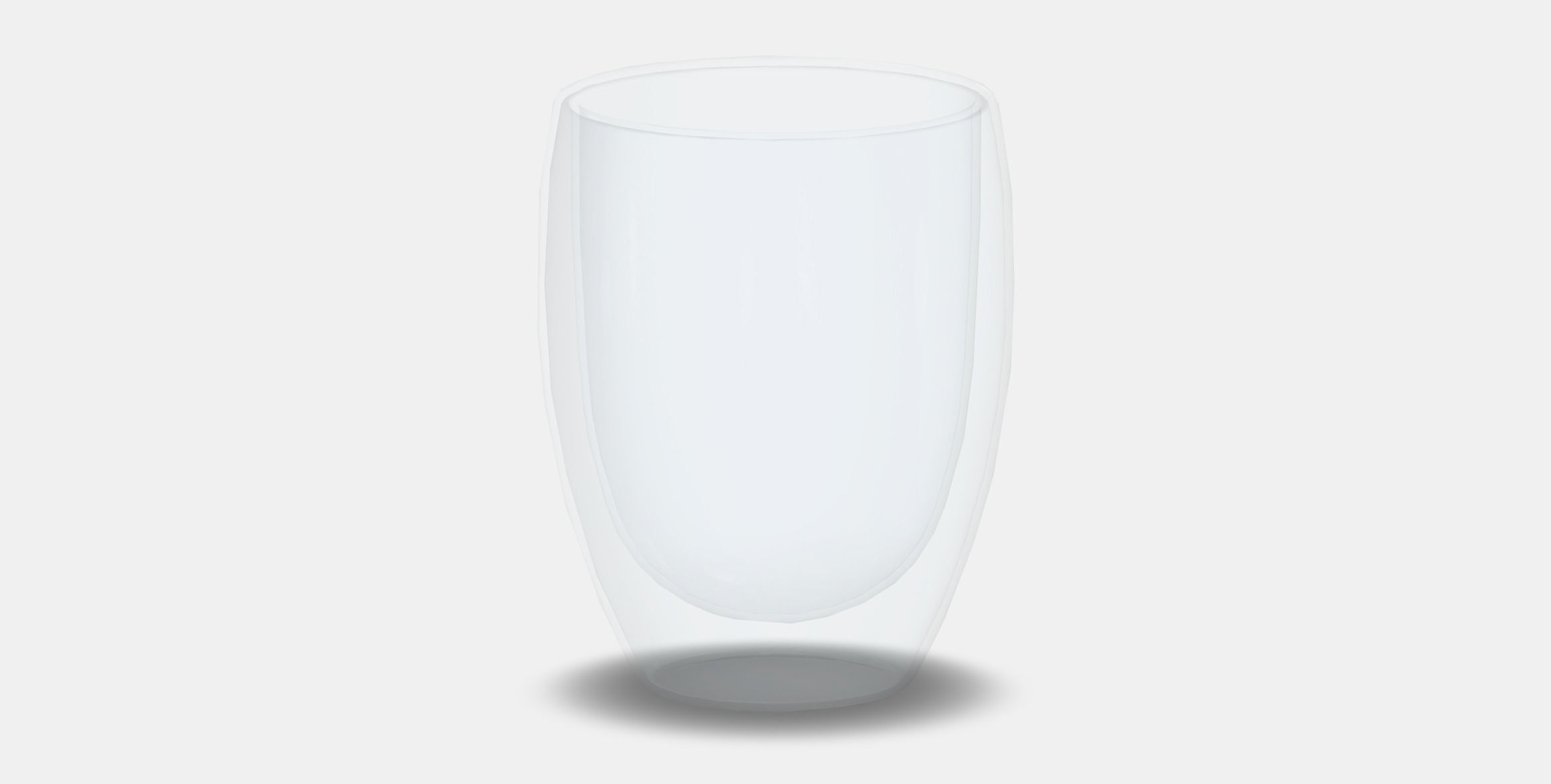 PASSERAD Double walled glass Low-poly 3D model_3