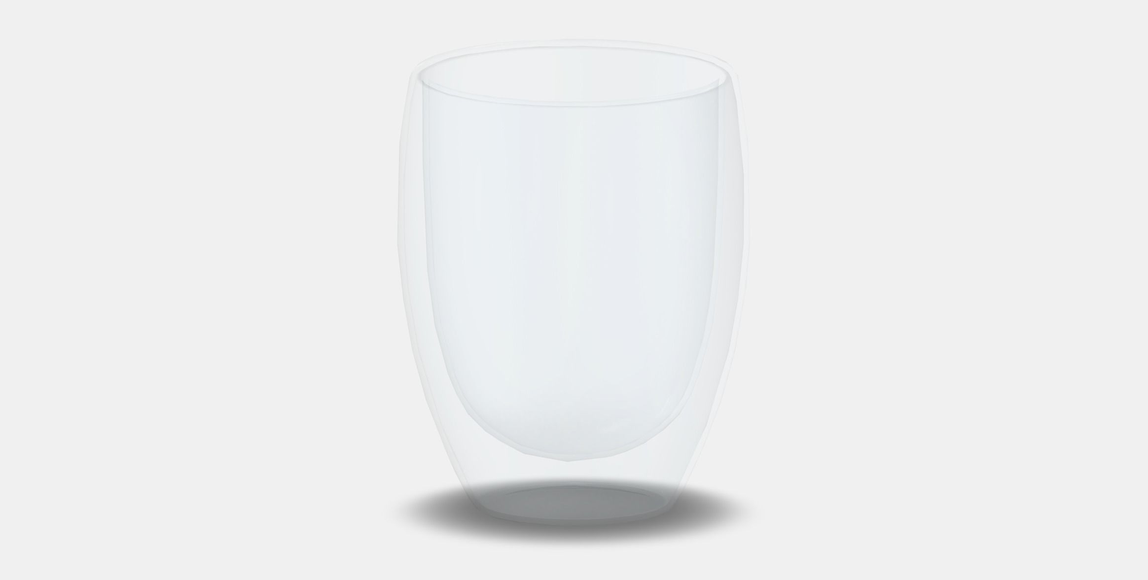 PASSERAD Double walled glass Low-poly 3D model_16
