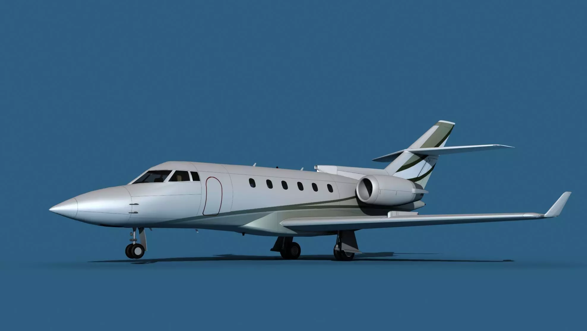 Hawker Siddley 800SR V10 3D model_0