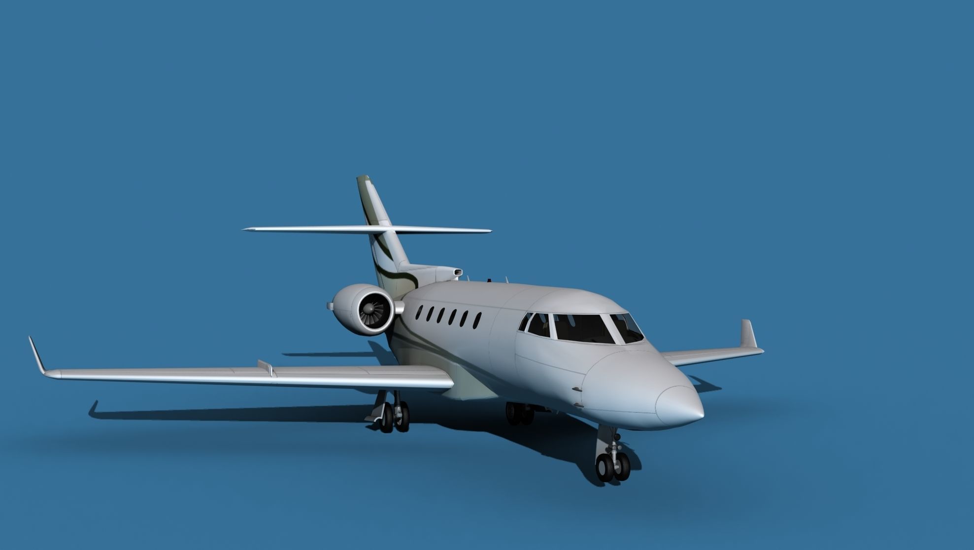 Hawker Siddley 800SR V10 3D model_2