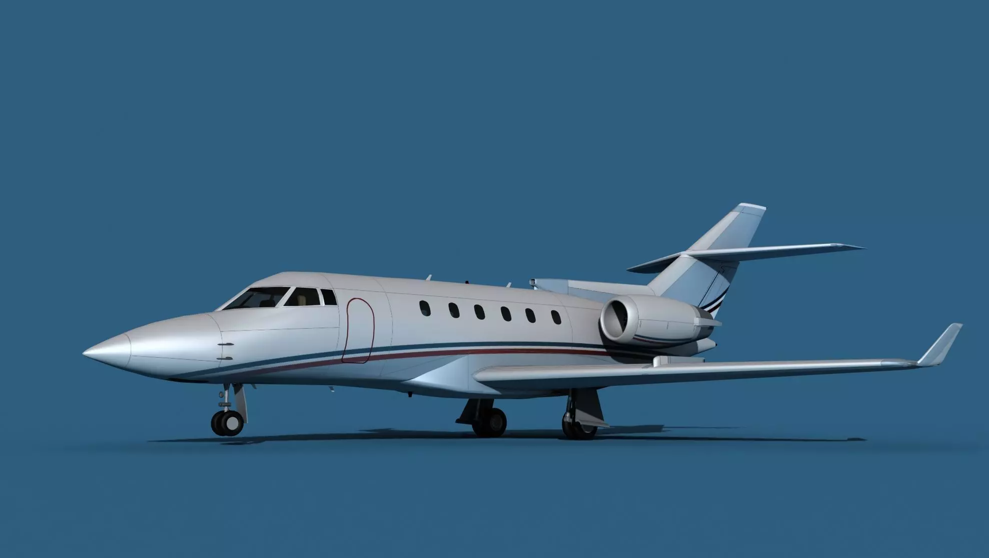 Hawker Siddley 800SR V11 3D model_0