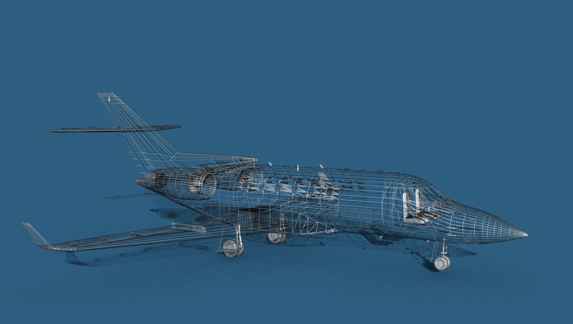 Hawker Siddley 800SR V11 3D model_14