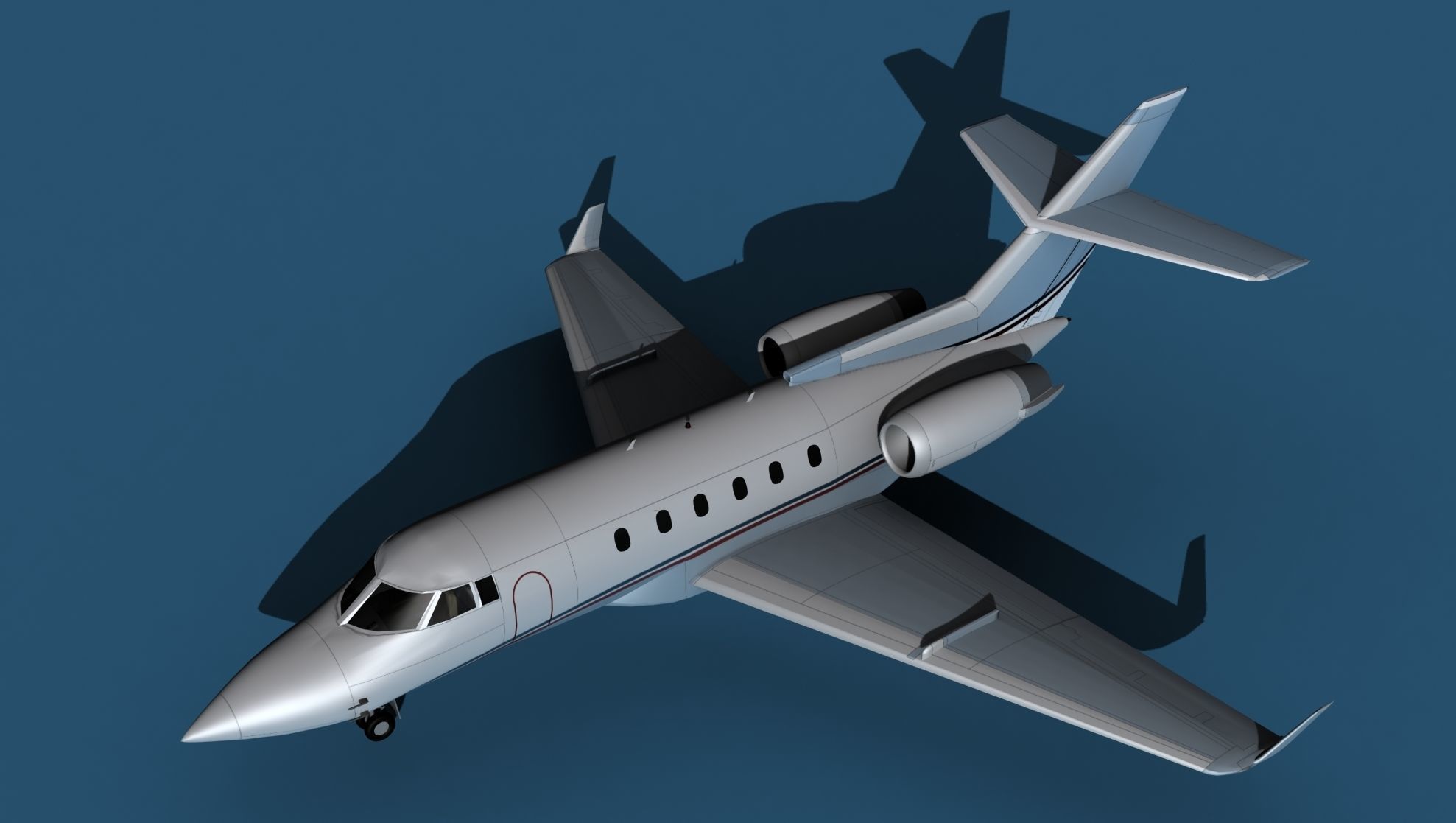 Hawker Siddley 800SR V11 3D model_10
