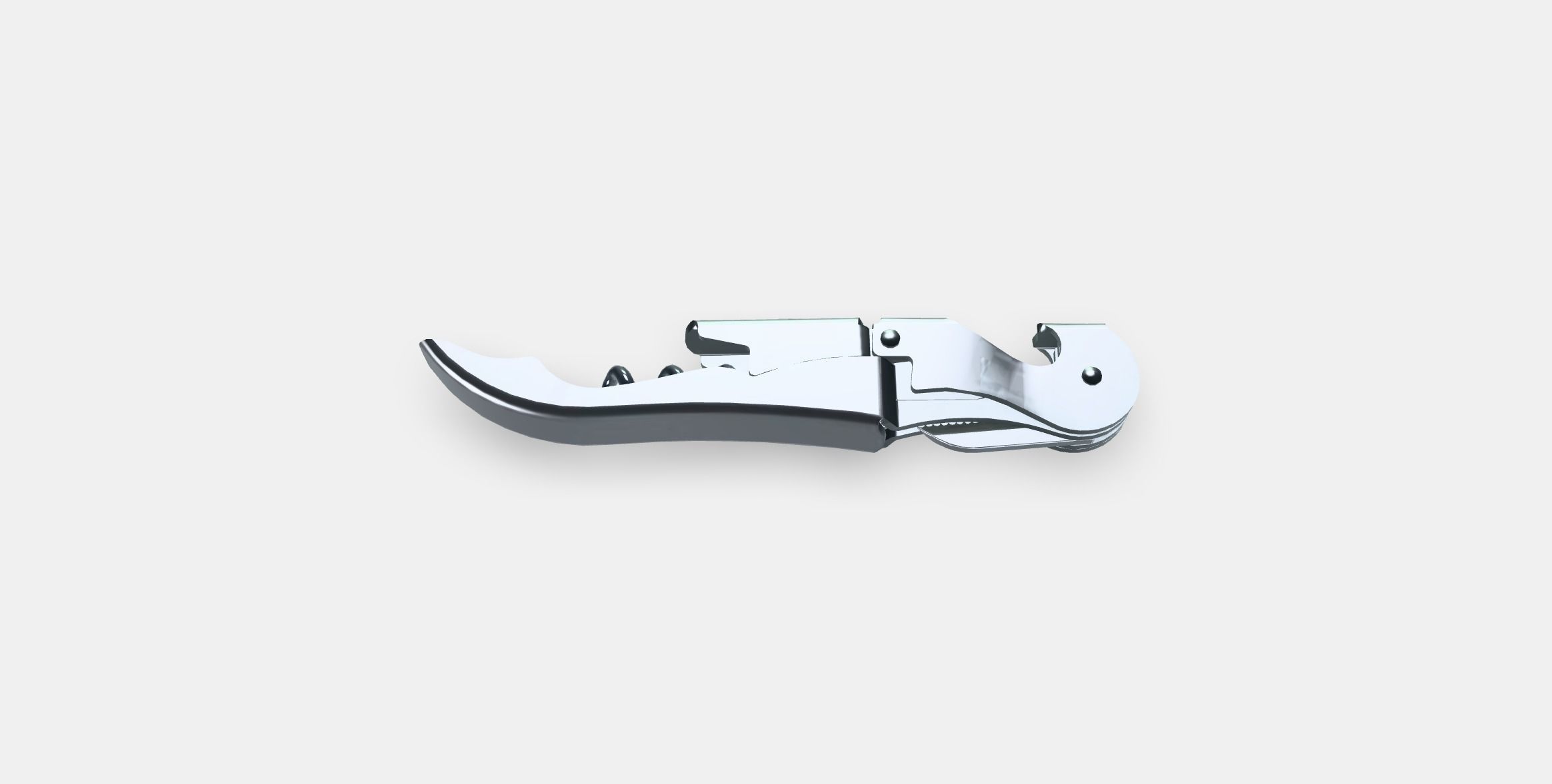 SEGELFISK Corkscrew Low-poly 3D model_2