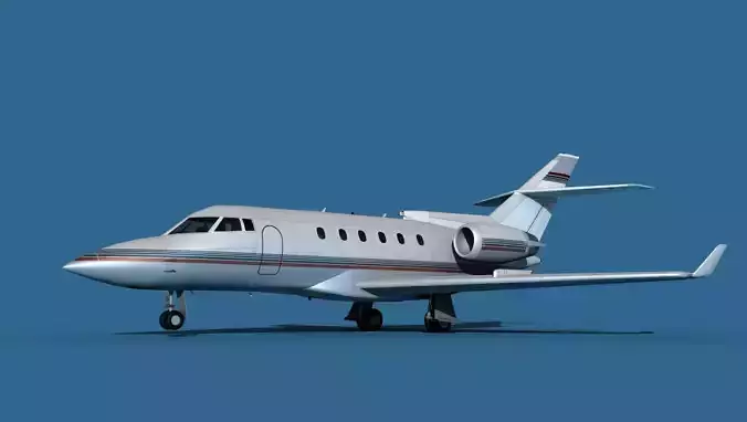 Hawker Siddley 800SR V12 3D model