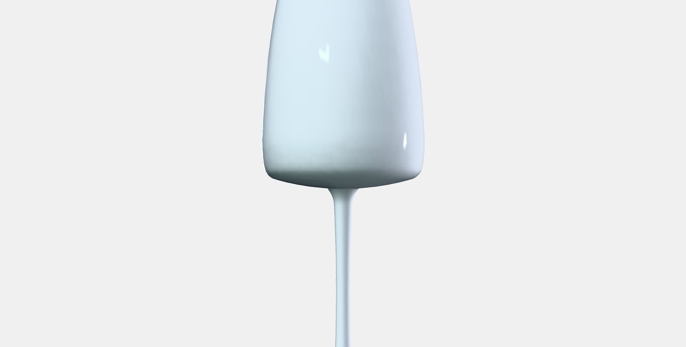 DYRGRIP White wine glass Low-poly 3D model_13