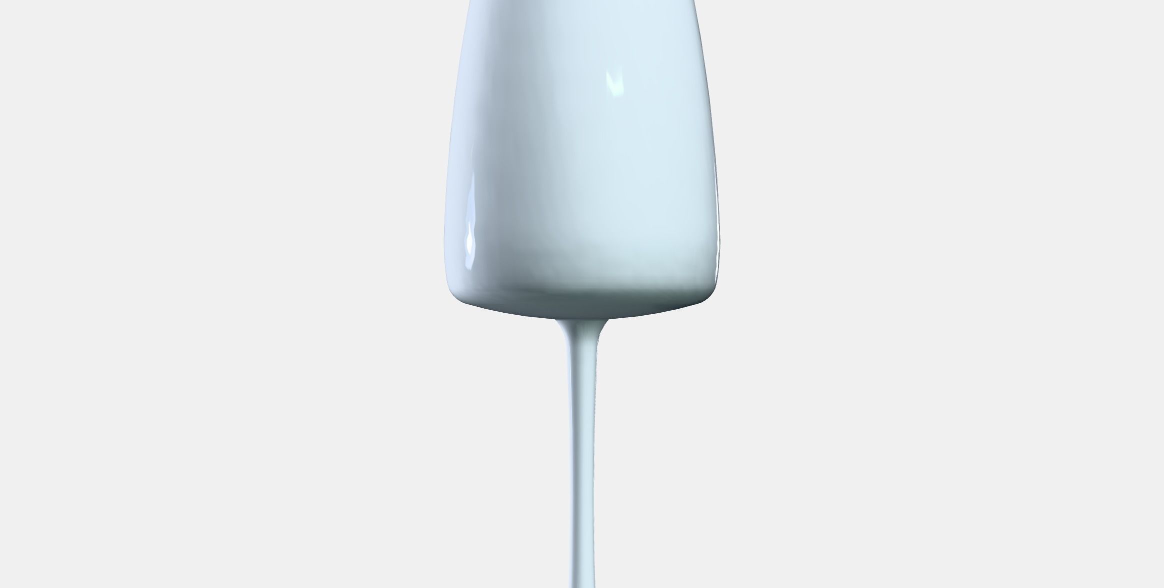 DYRGRIP White wine glass Low-poly 3D model_9