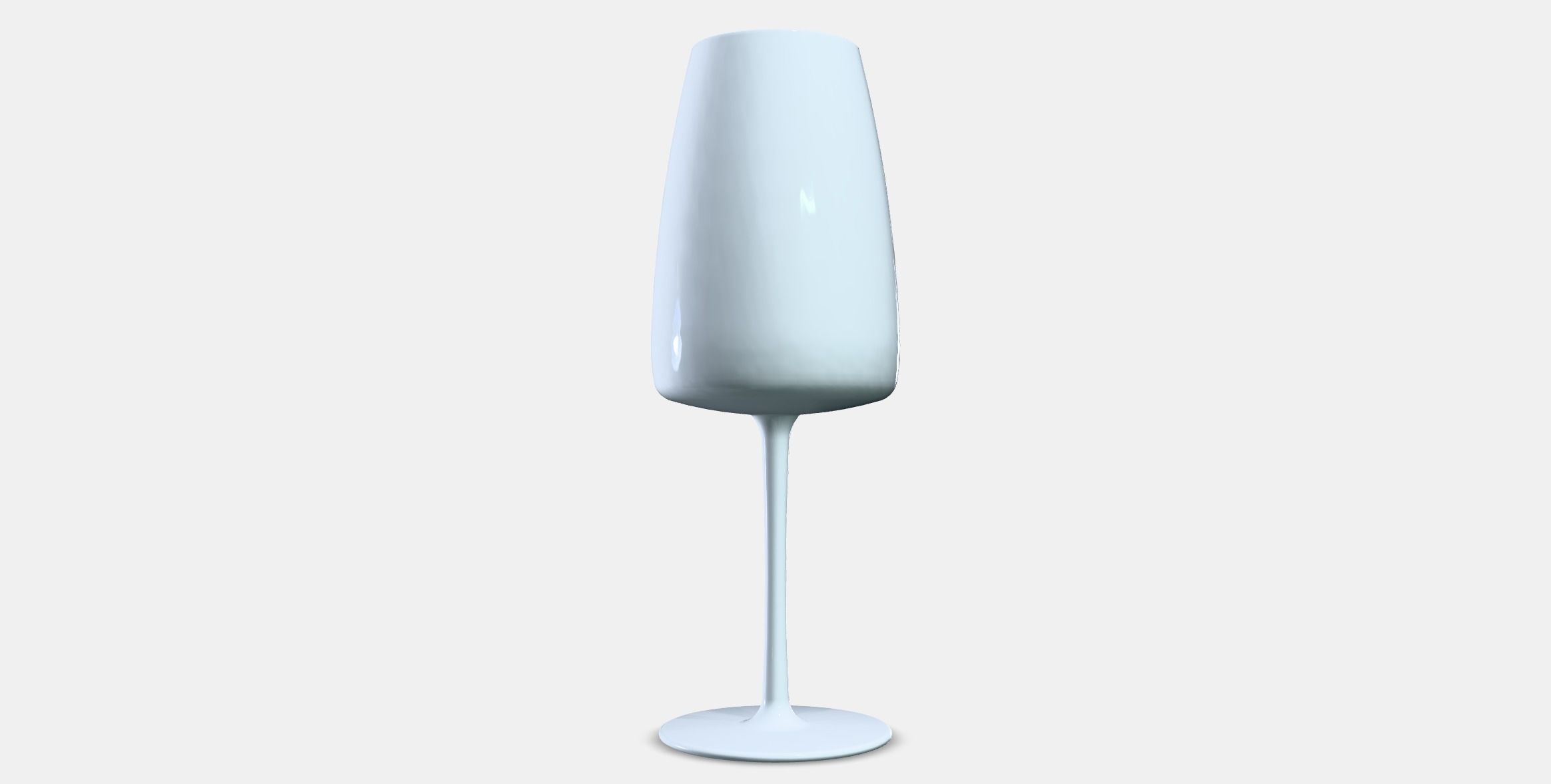 DYRGRIP White wine glass Low-poly 3D model_3
