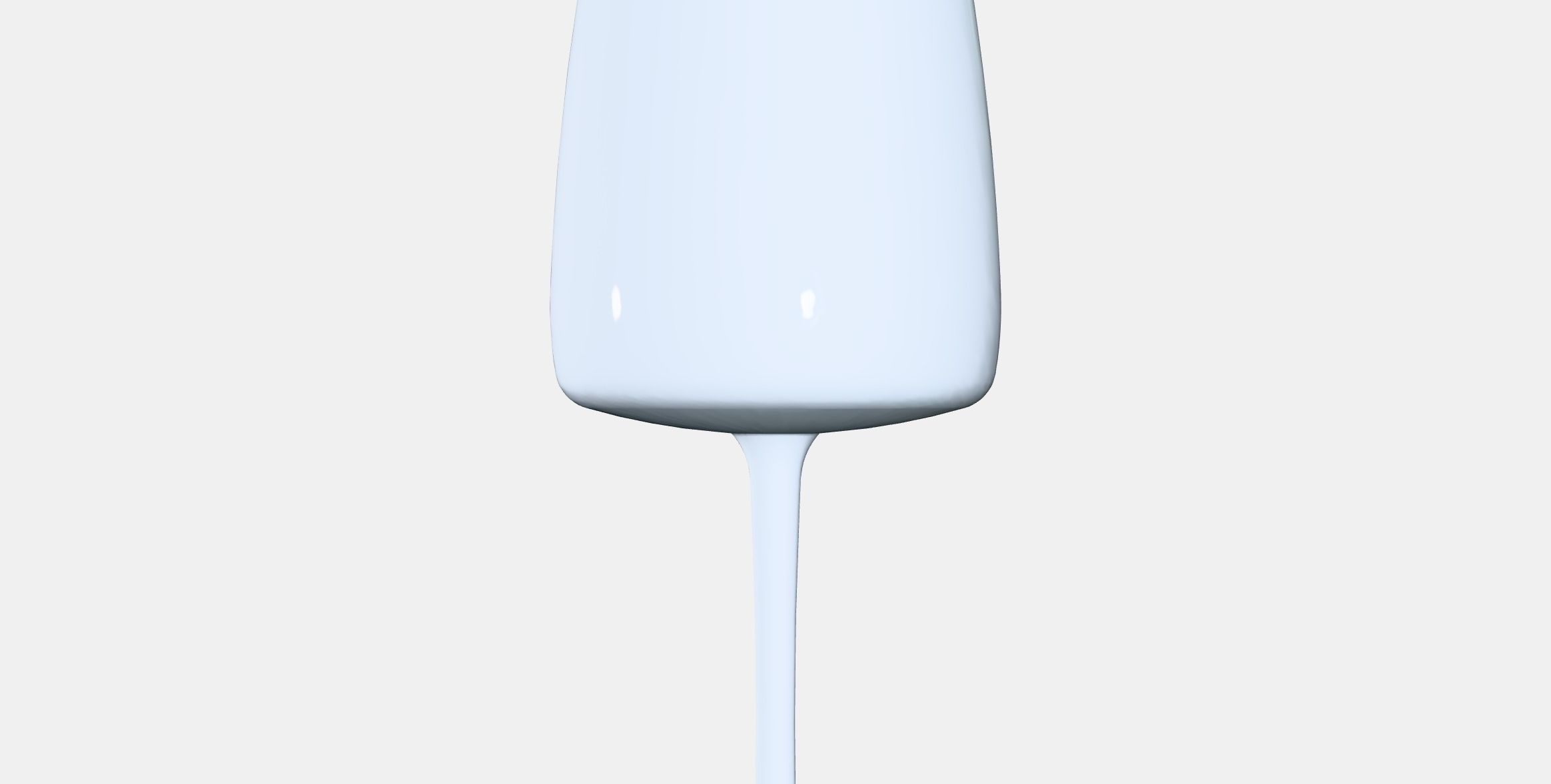 DYRGRIP White wine glass Low-poly 3D model_6