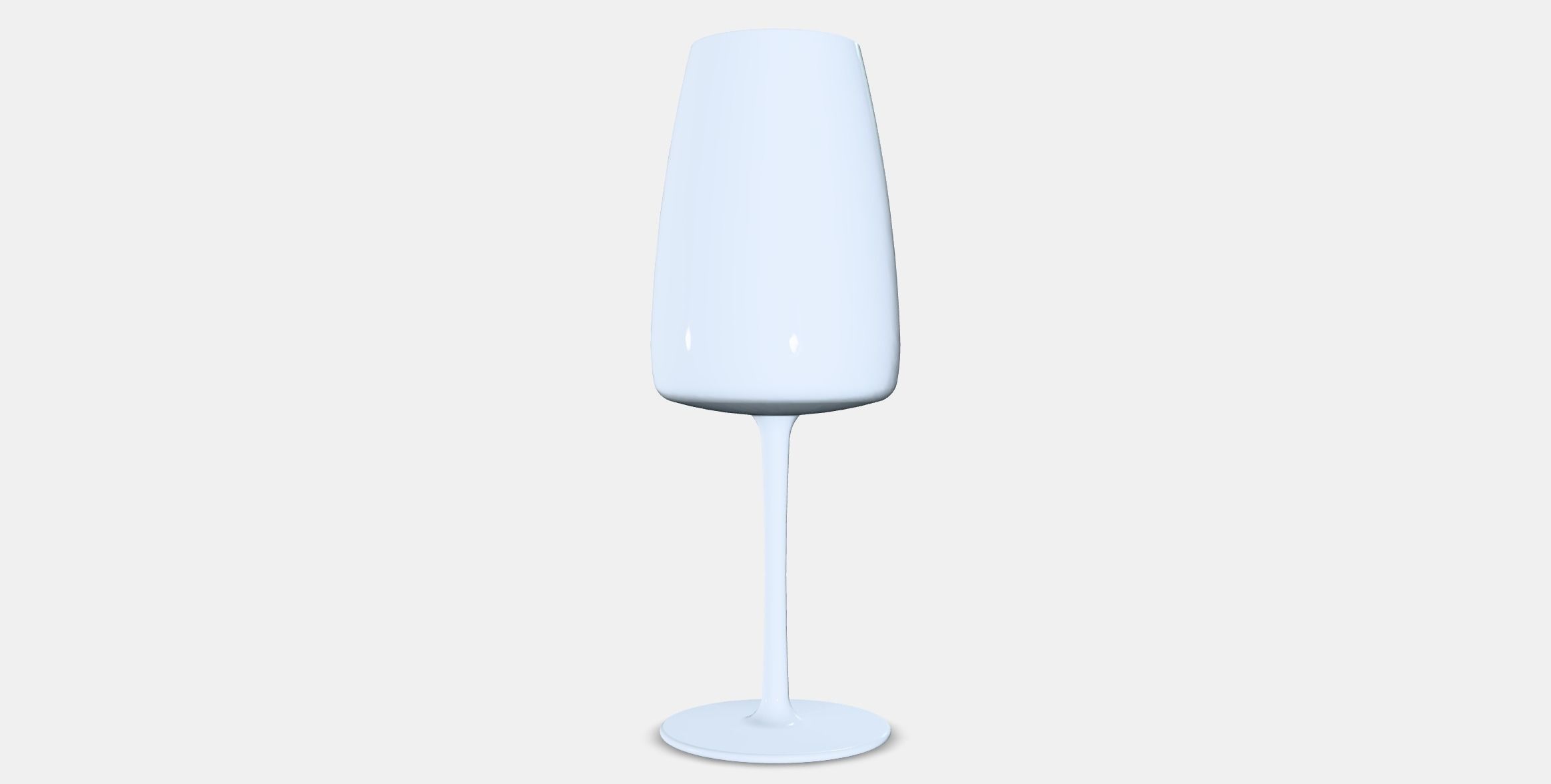 DYRGRIP White wine glass Low-poly 3D model_5