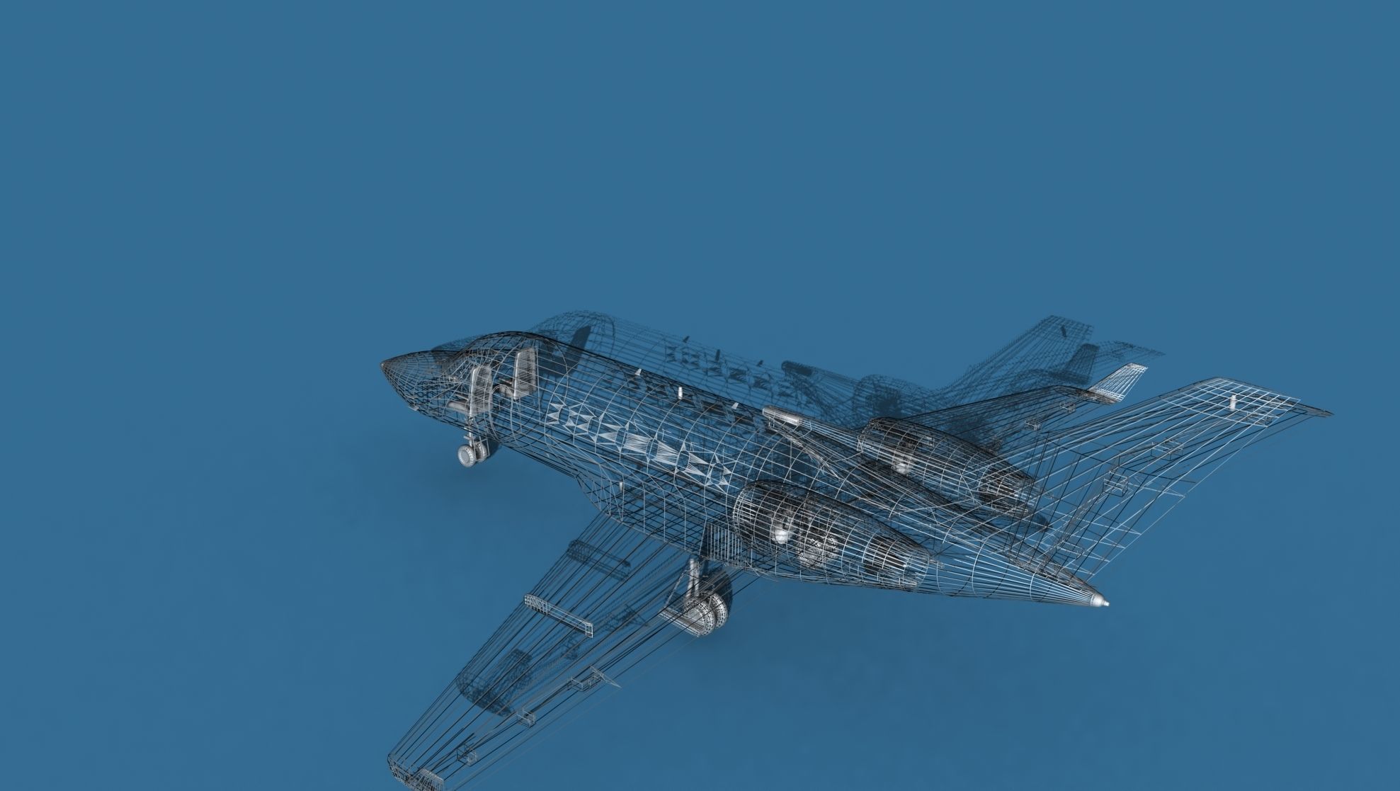 Hawker Siddley 800SR V14 3D model_19