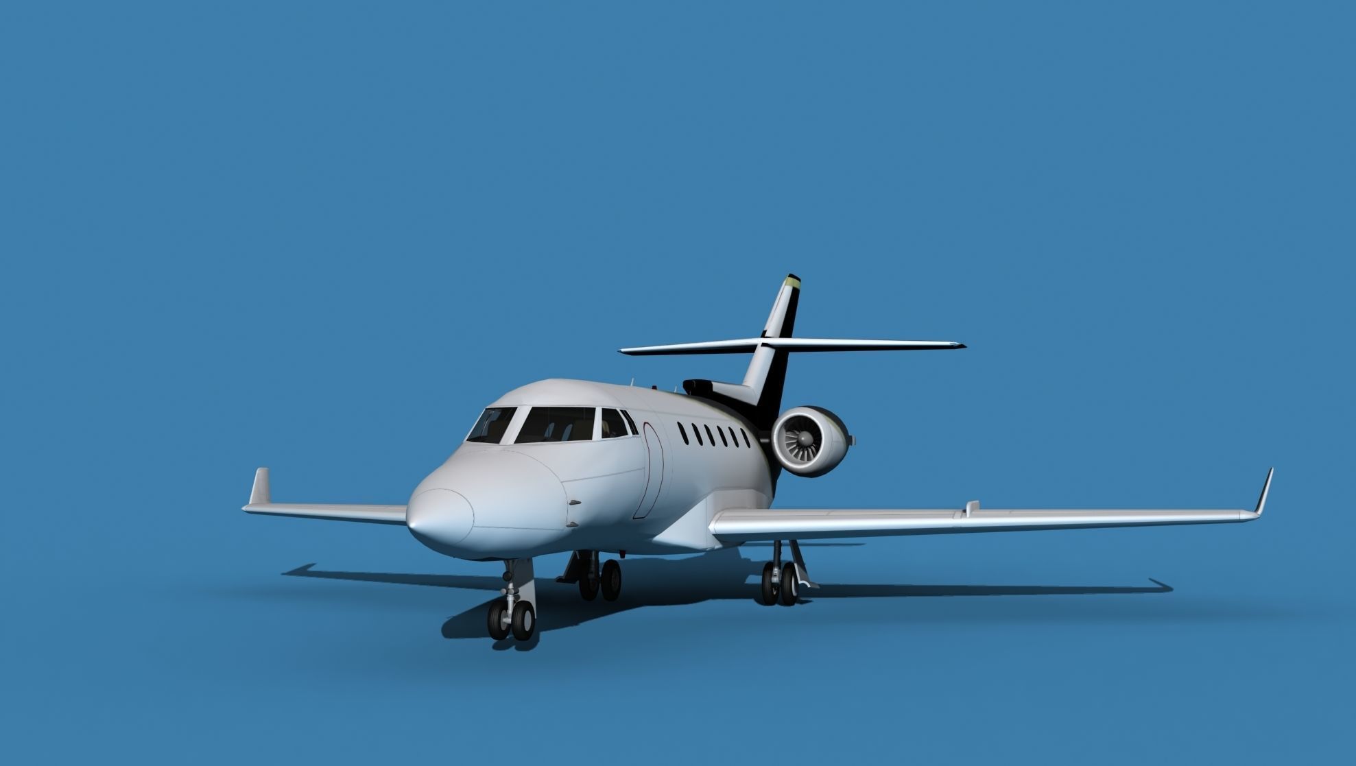 Hawker Siddley 800SR V14 3D model_1