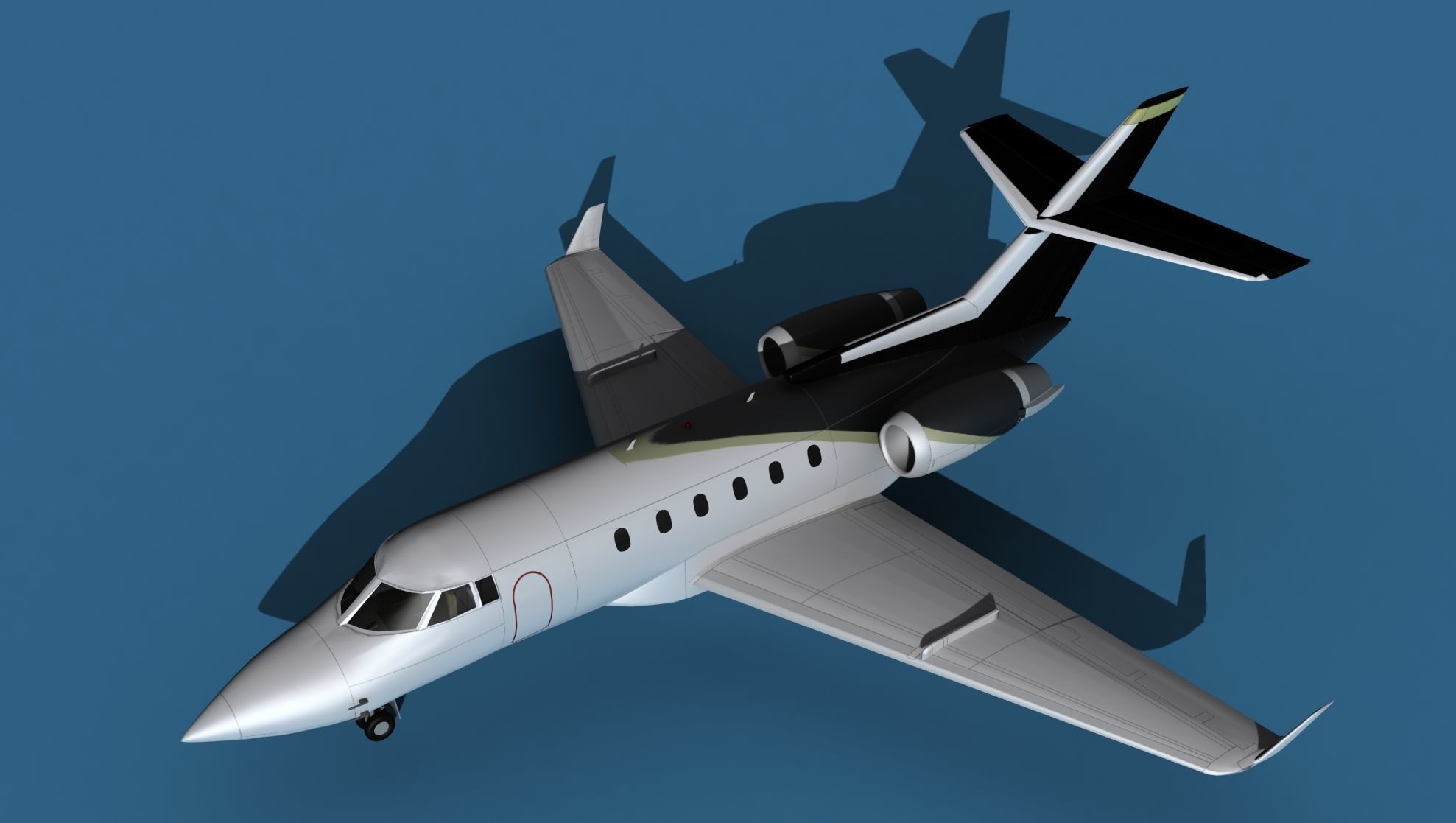 Hawker Siddley 800SR V14 3D model_10