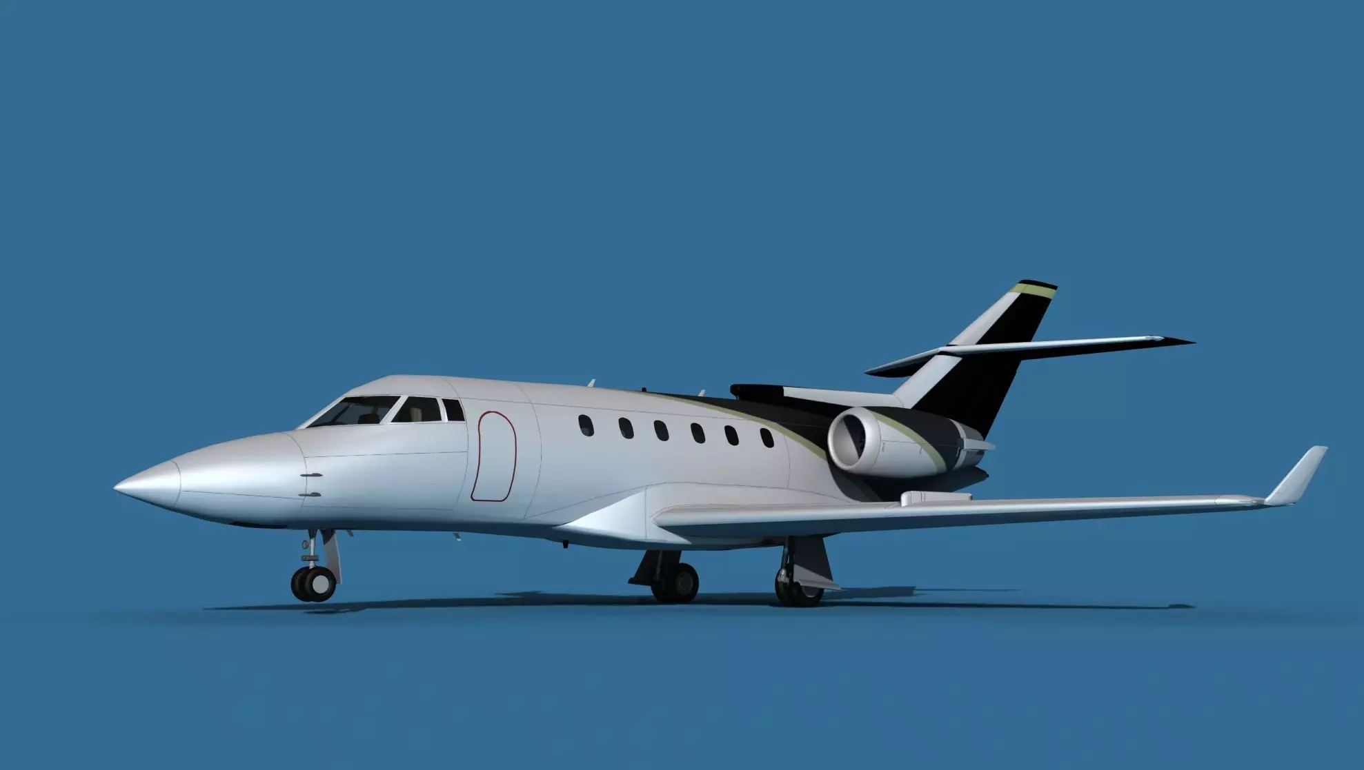 Hawker Siddley 800SR V14 3D model_0