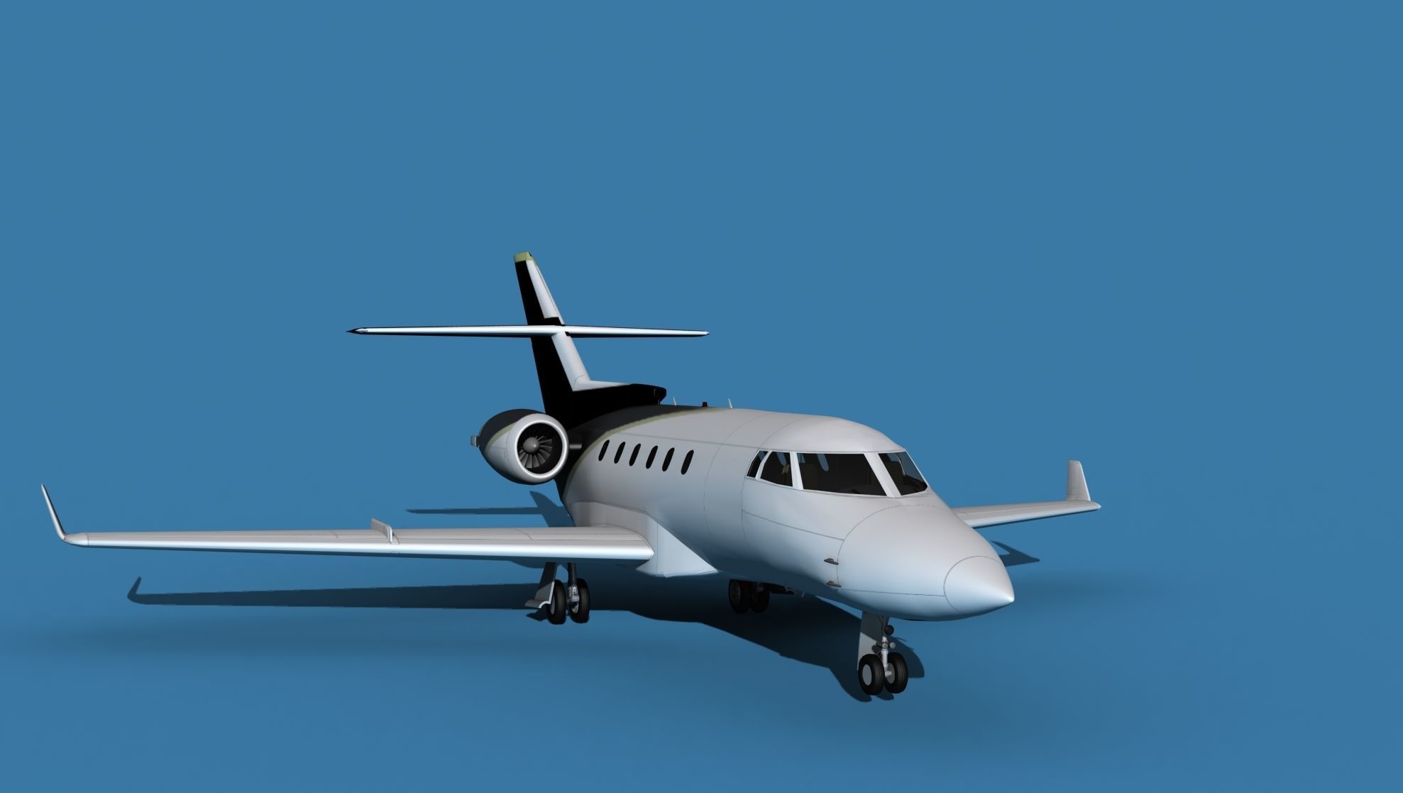 Hawker Siddley 800SR V14 3D model_2