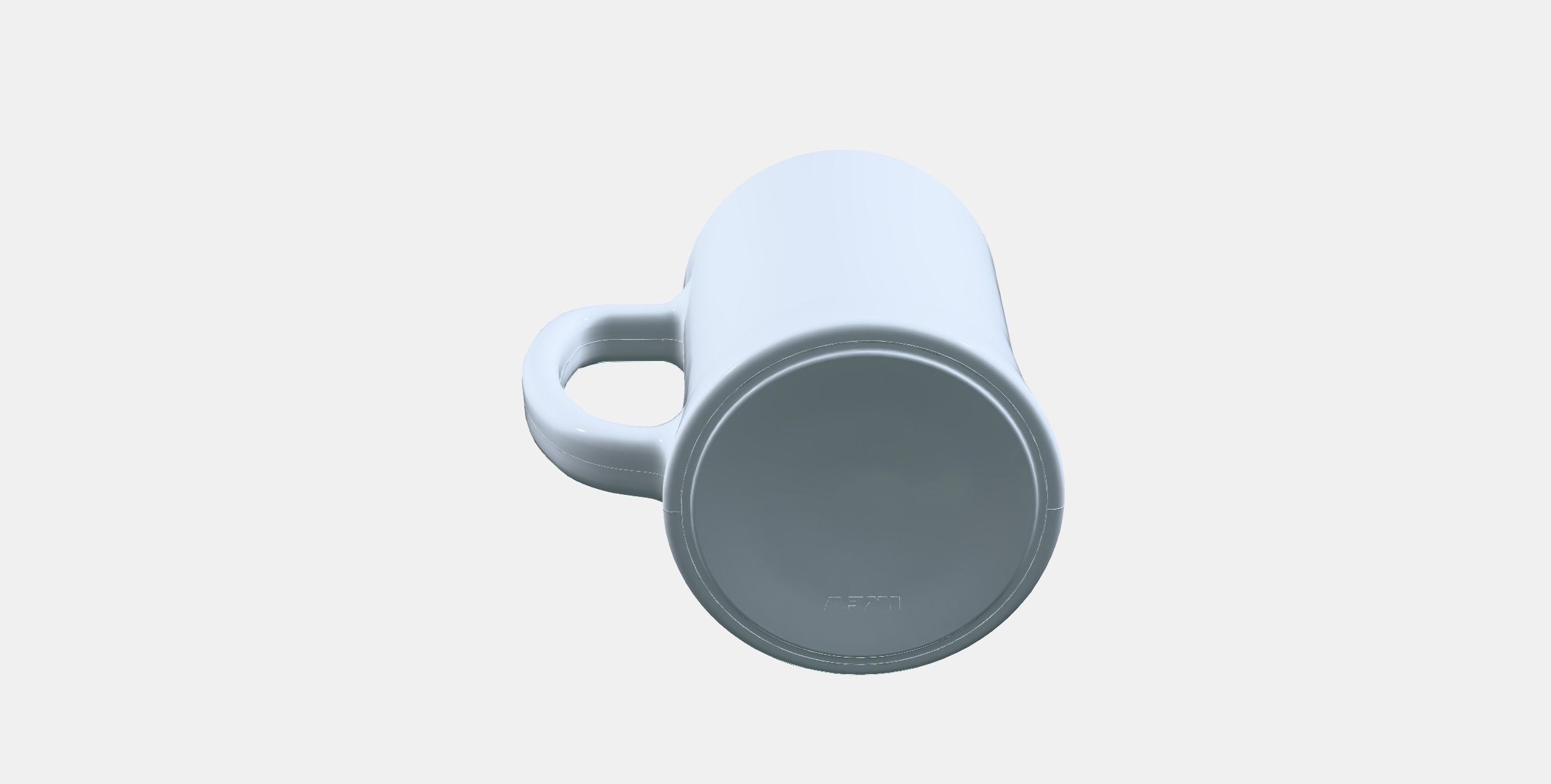 MJOD Beer tankard Low-poly 3D model_7