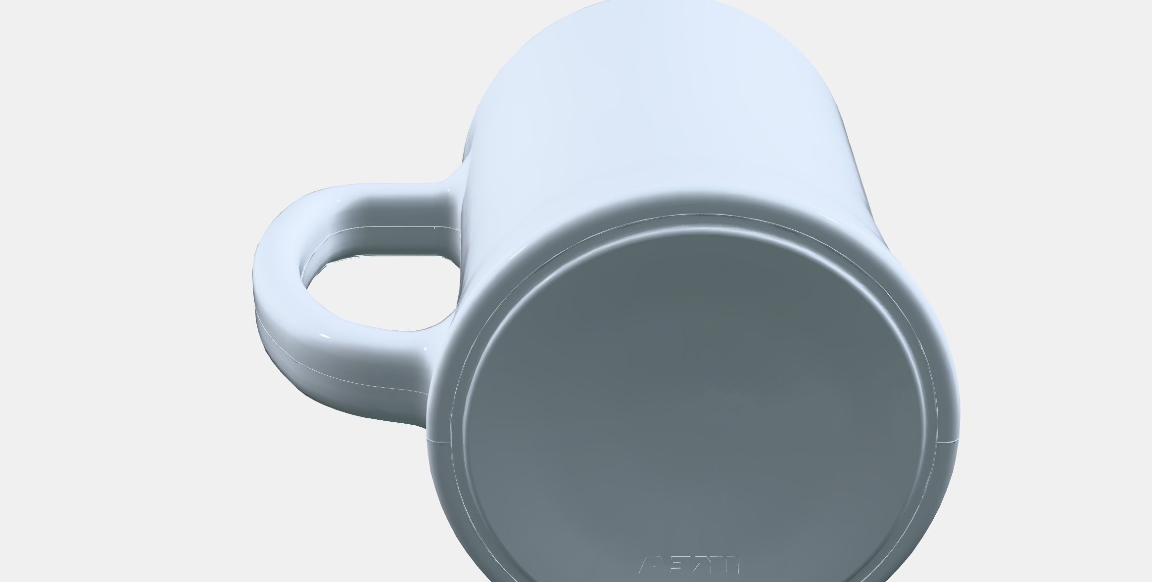 MJOD Beer tankard Low-poly 3D model_8