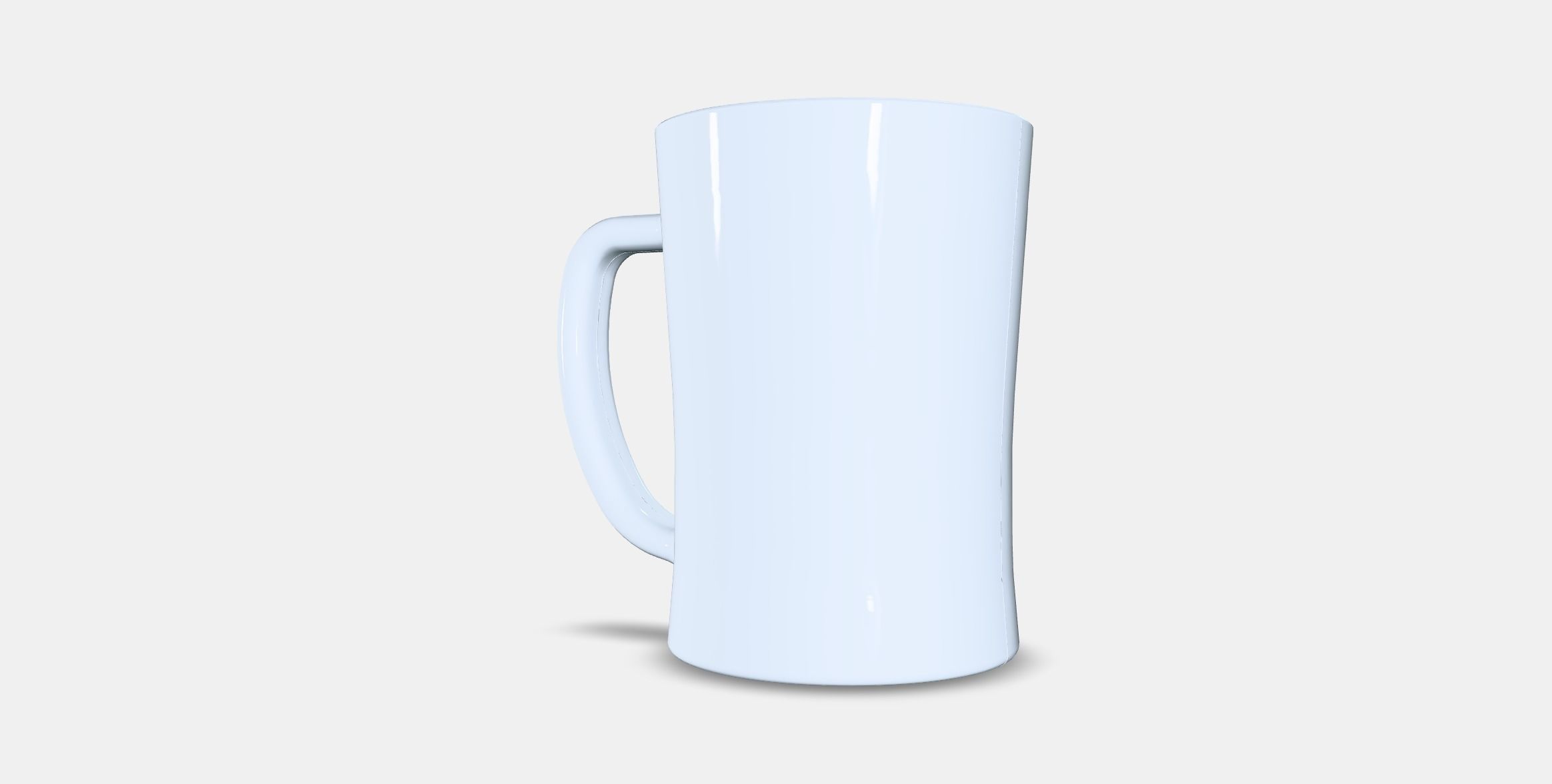MJOD Beer tankard Low-poly 3D model_5