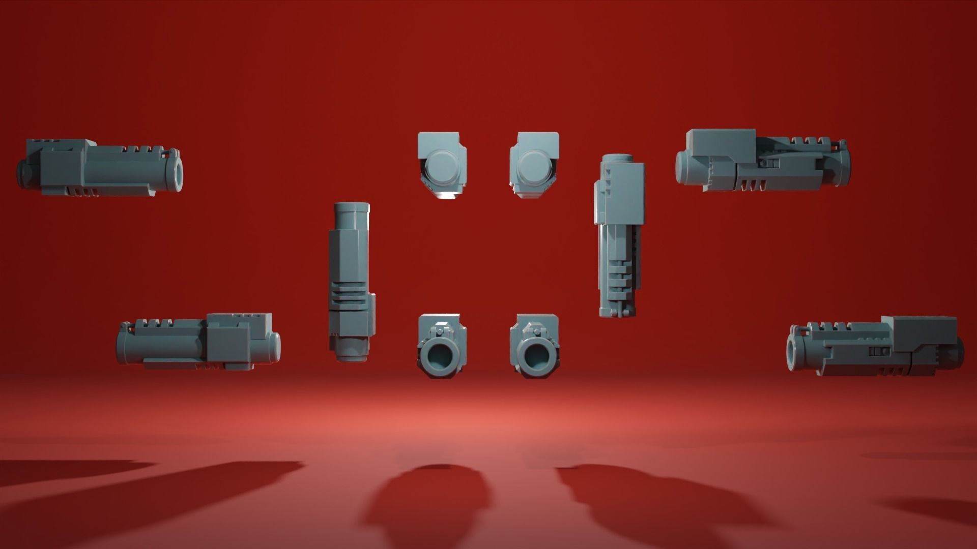 Sentry Gun Turret - Security Drone - Plasma Rocket Machine gun 3D print model_8