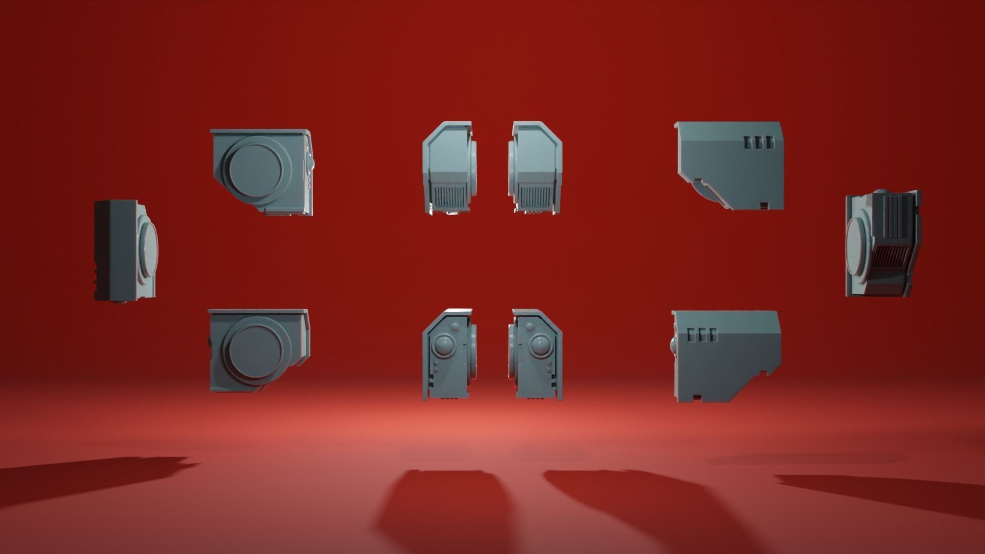 Sentry Gun Turret - Security Drone - Plasma Rocket Machine gun 3D print model_9