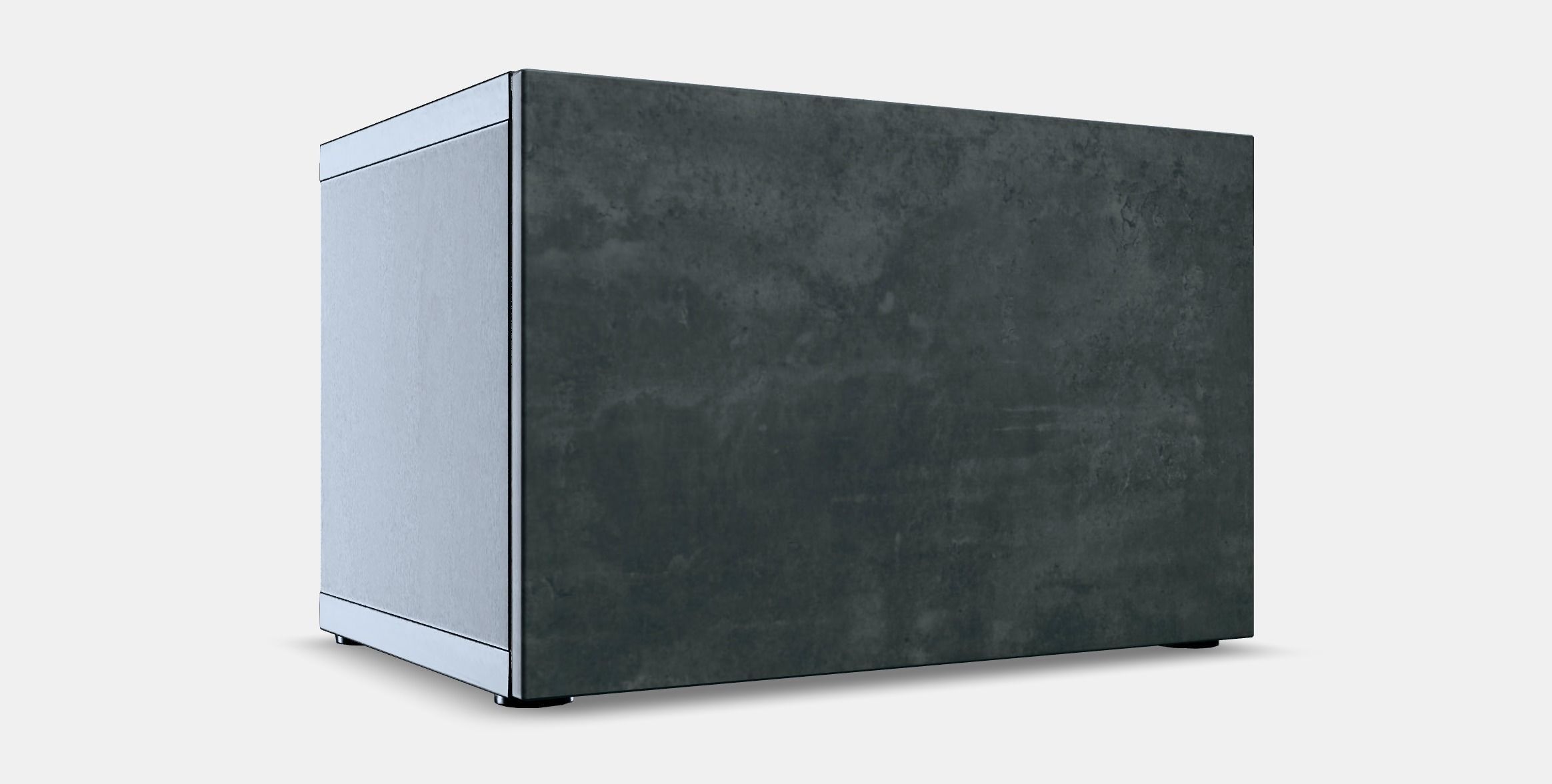 BESTA Shelf unit with door 9 Low-poly 3D model_8