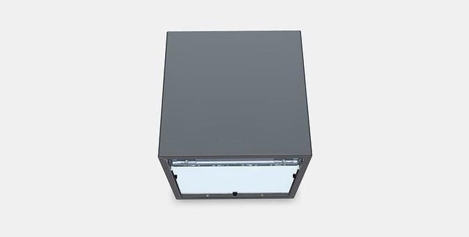 EKET Wall cabinet with glass door 1 Low-poly 3D model