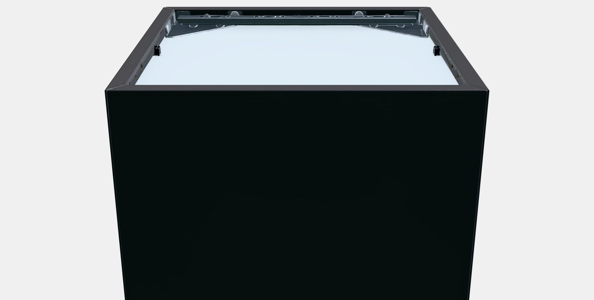 EKET Wall cabinet with glass door 2 Low-poly 3D model_8