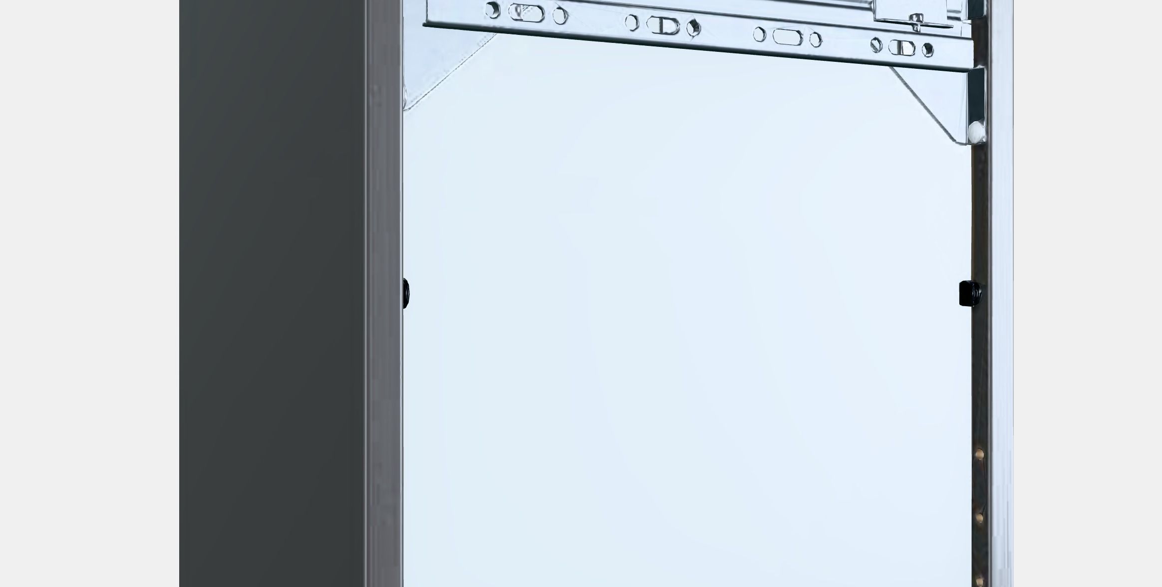 EKET Wall cabinet with glass door 2 Low-poly 3D model_2