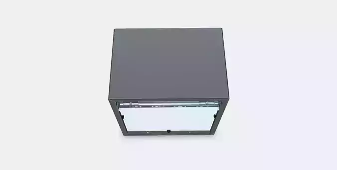 EKET Wall cabinet with glass door 2 Low-poly 3D model