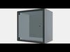 EKET Wall cabinet with glass door 2 Low-poly 3D model_1