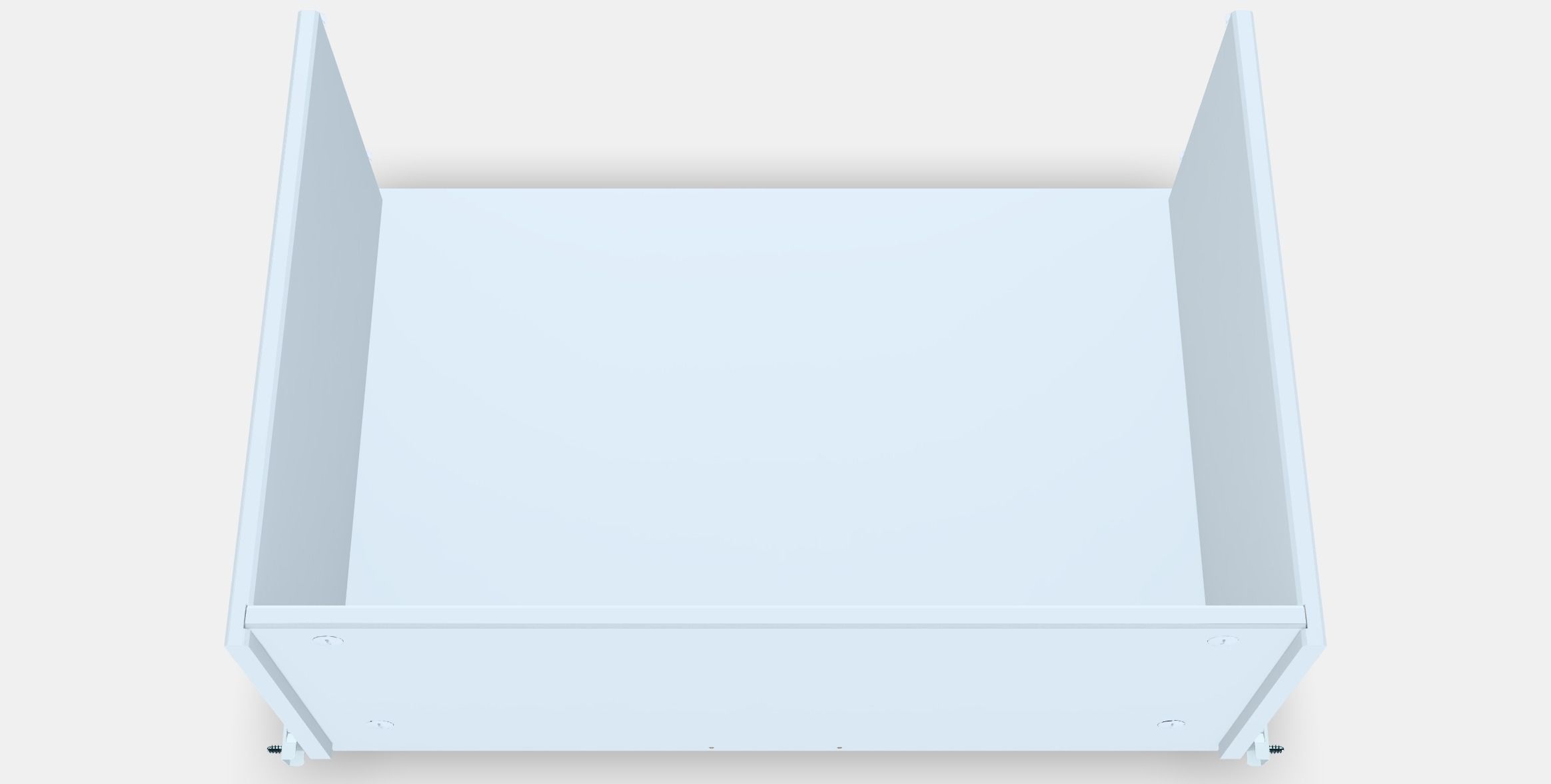 KONSTRUERA Drawer without front Low-poly 3D model_5