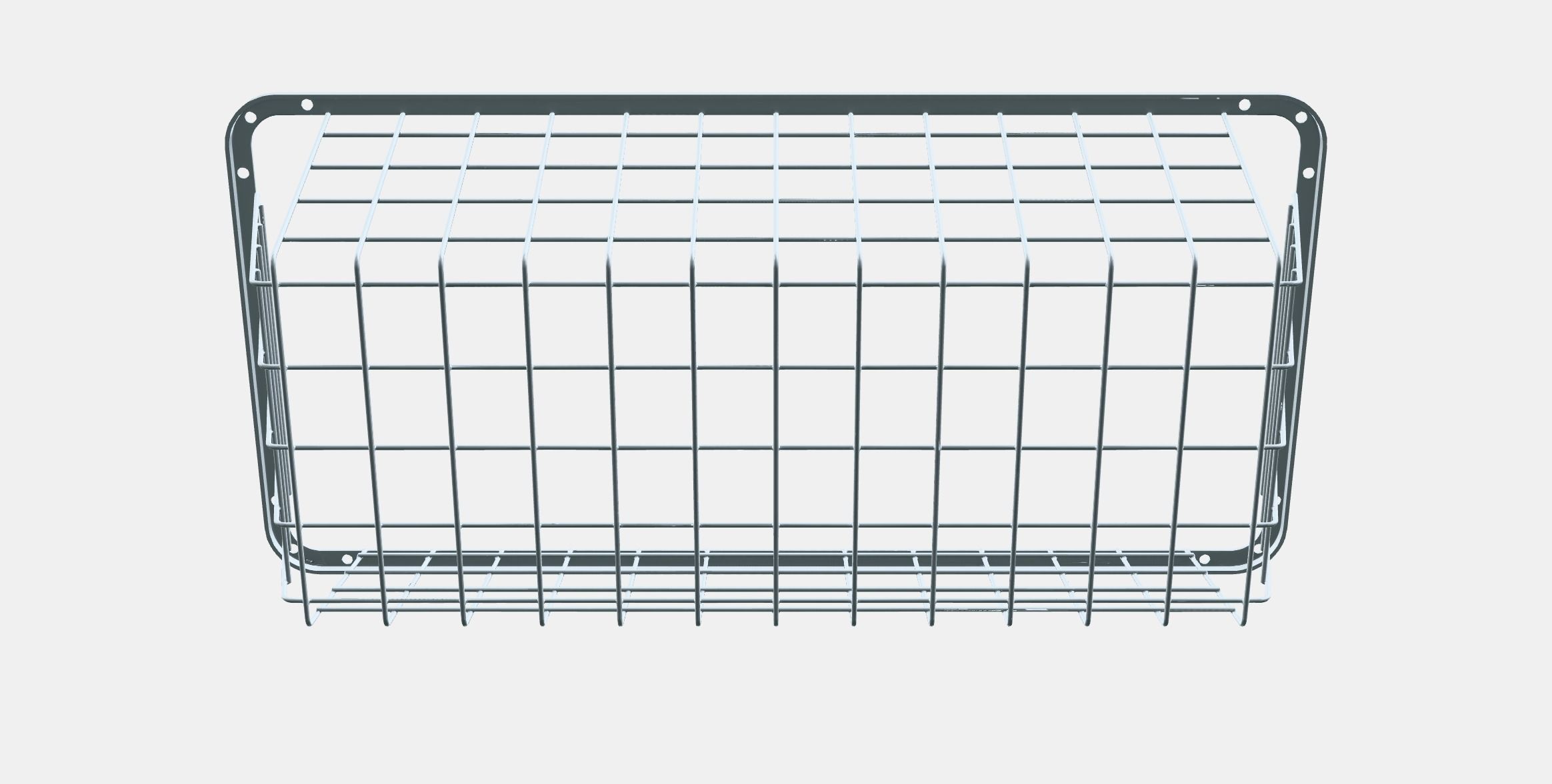 KONSTRUERA Wire basket Low-poly 3D model_8