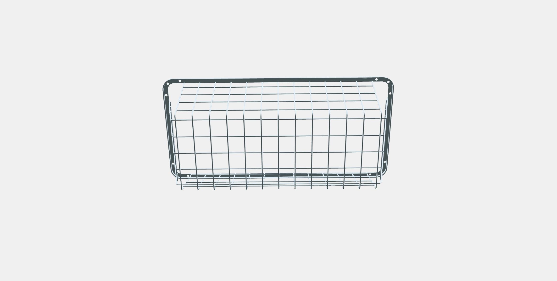 KONSTRUERA Wire basket Low-poly 3D model_7