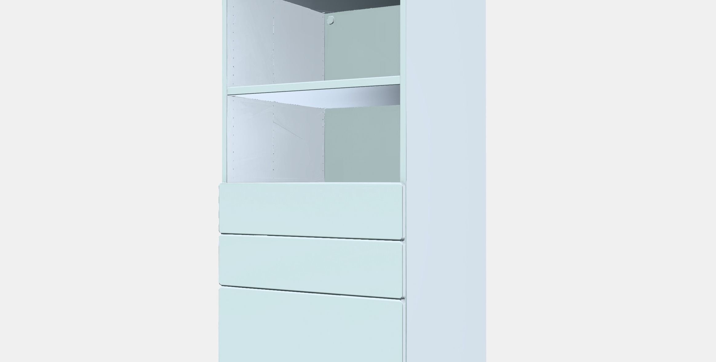 SMASTAD - PLATSA Bookcase Low-poly 3D model_13