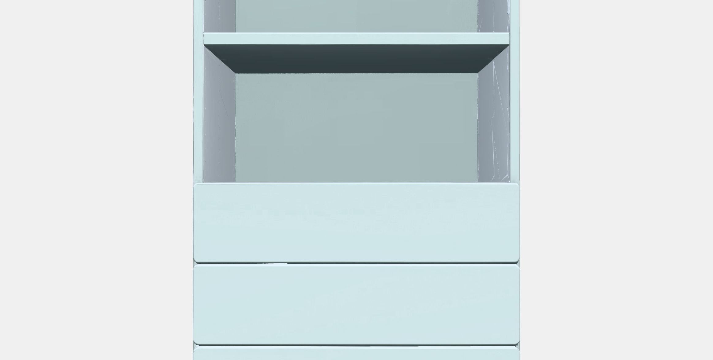 SMASTAD - PLATSA Bookcase Low-poly 3D model_11