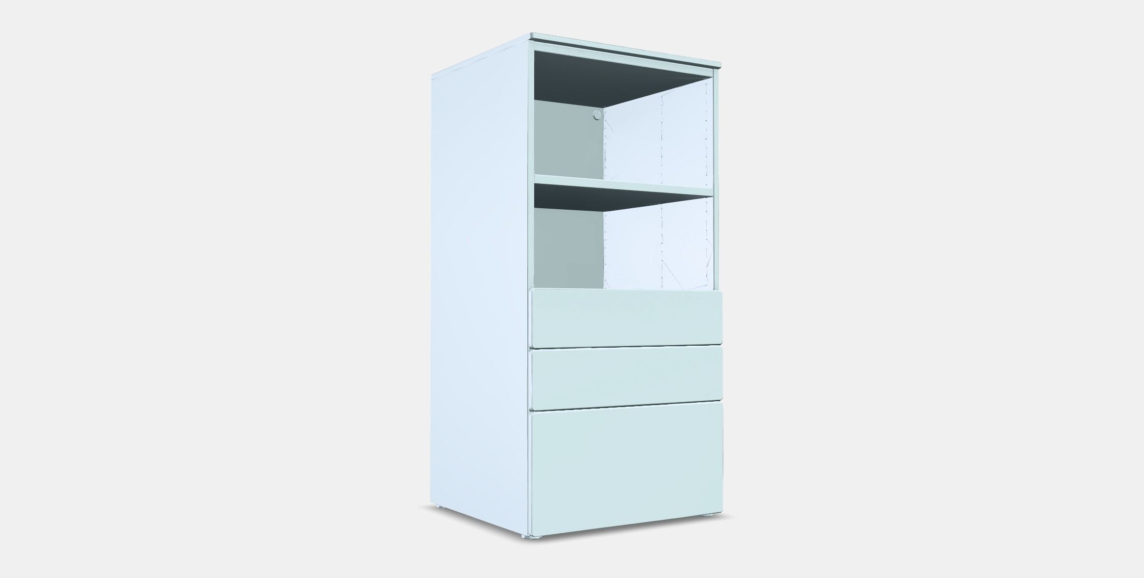 SMASTAD - PLATSA Bookcase Low-poly 3D model_3