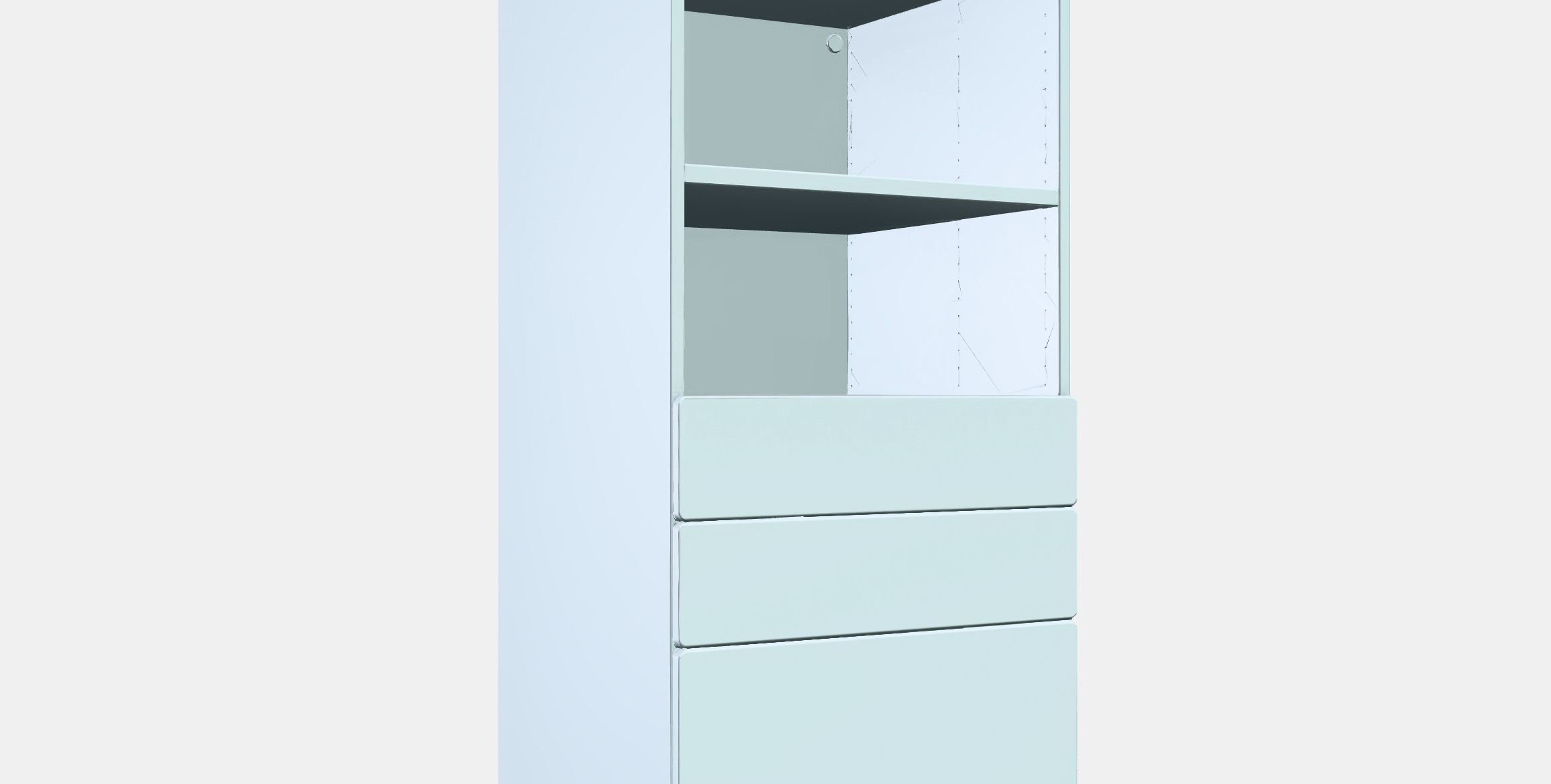SMASTAD - PLATSA Bookcase Low-poly 3D model_9