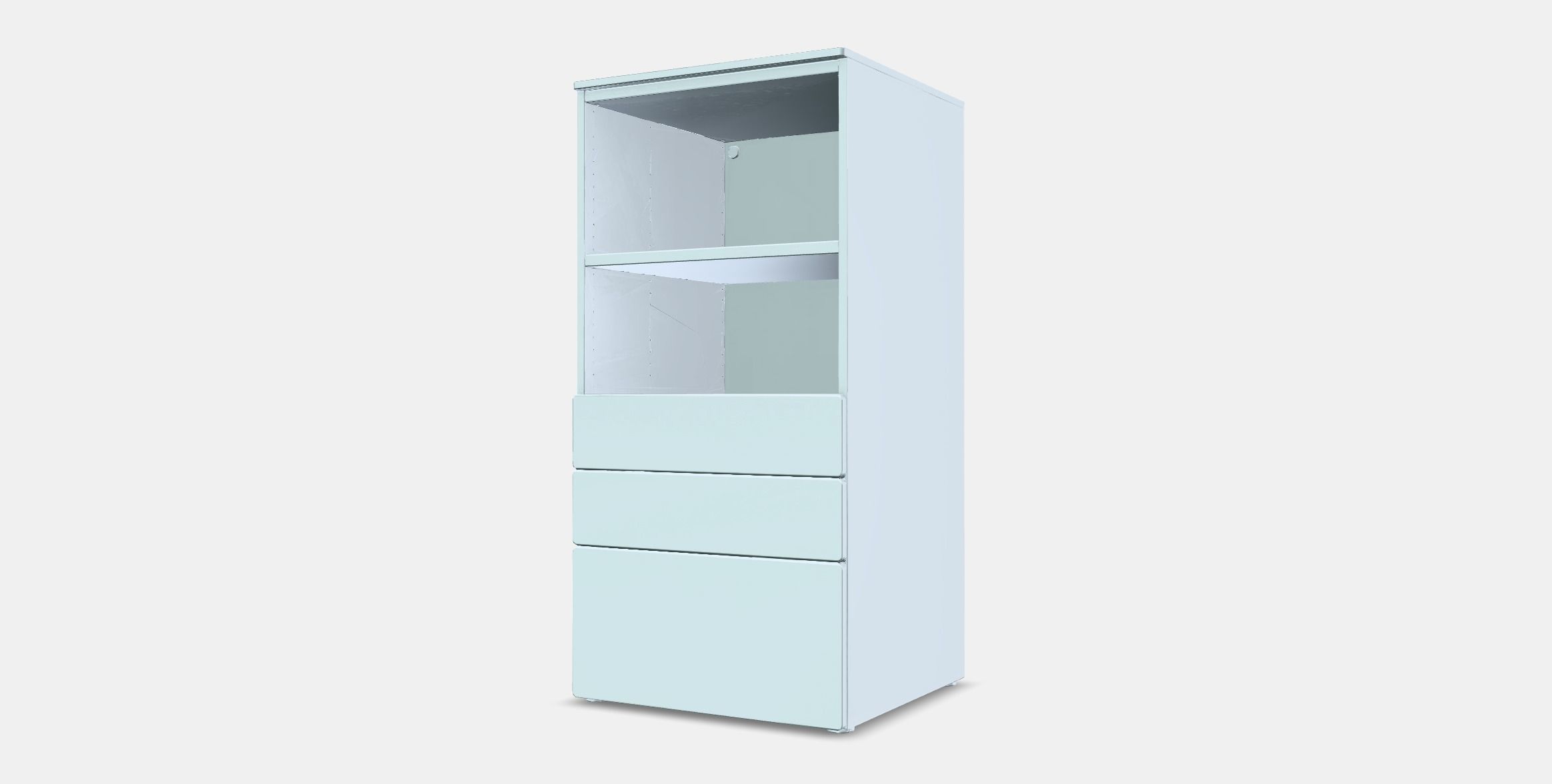 SMASTAD - PLATSA Bookcase Low-poly 3D model_12