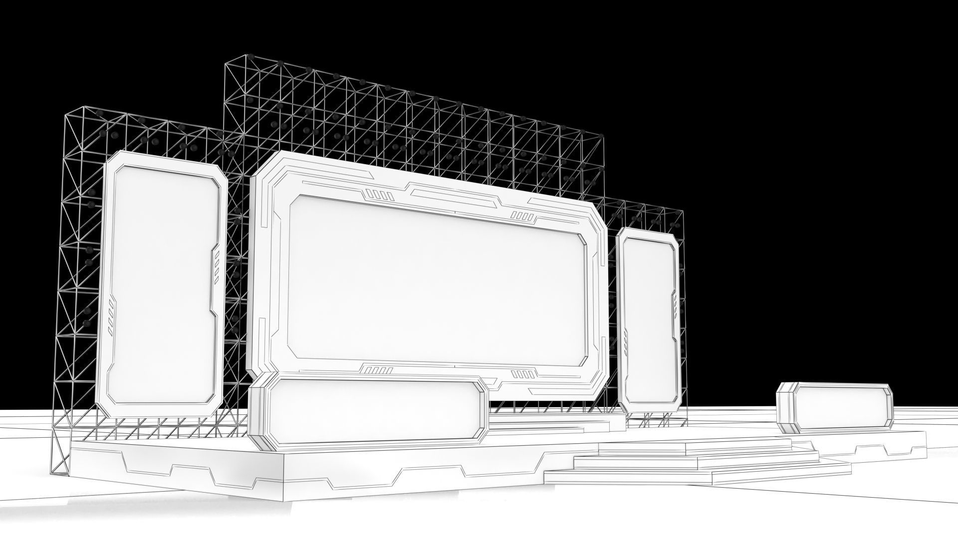 Event Stage 14 Design 3D model_6