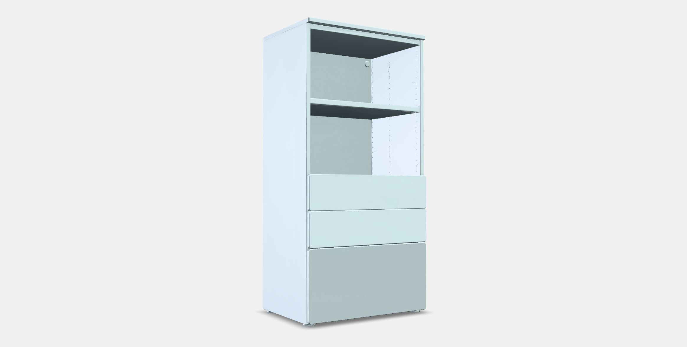 SMASTAD - PLATSA Bookcase 1 Low-poly 3D model_3