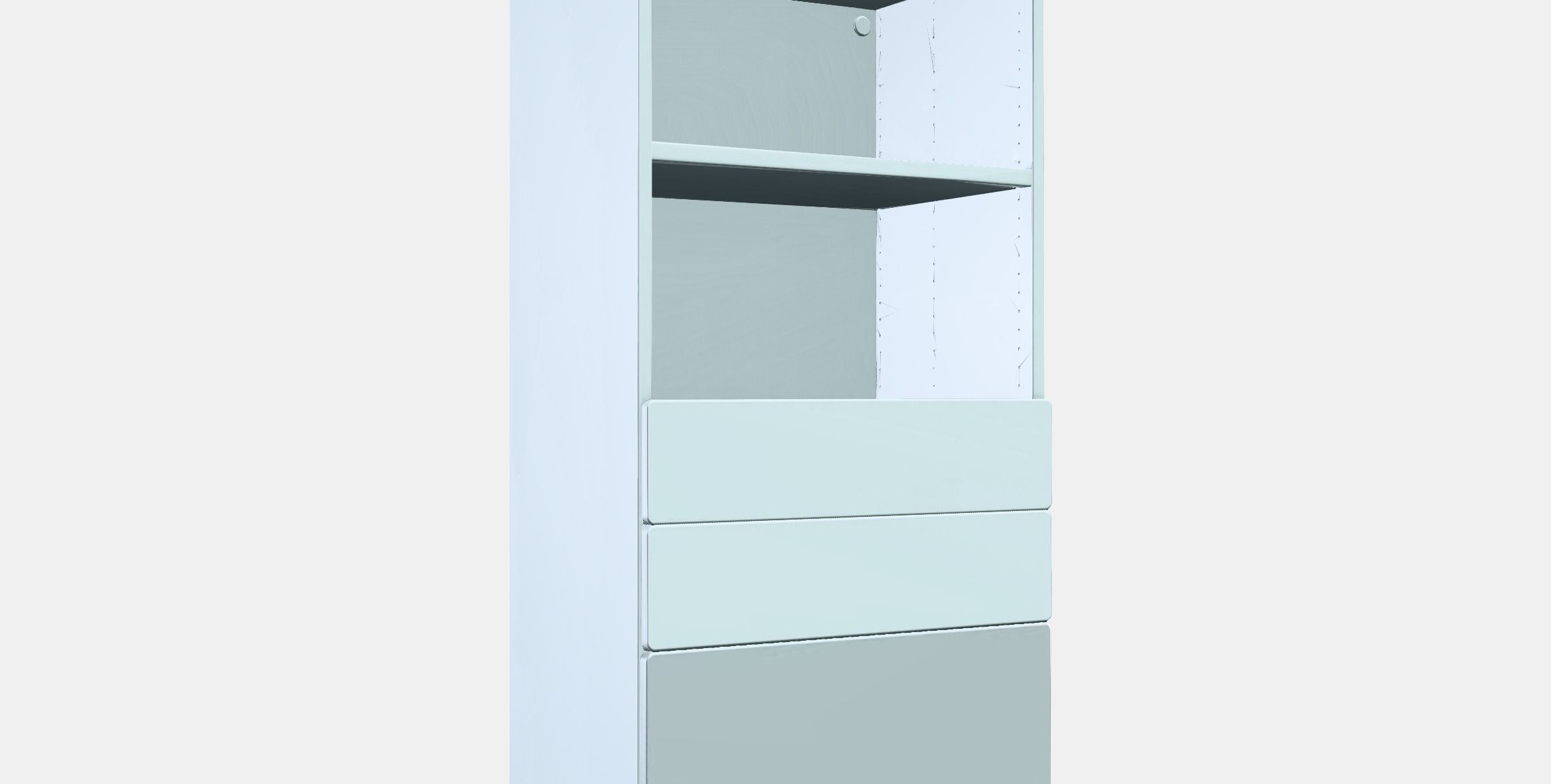 SMASTAD - PLATSA Bookcase 1 Low-poly 3D model_9
